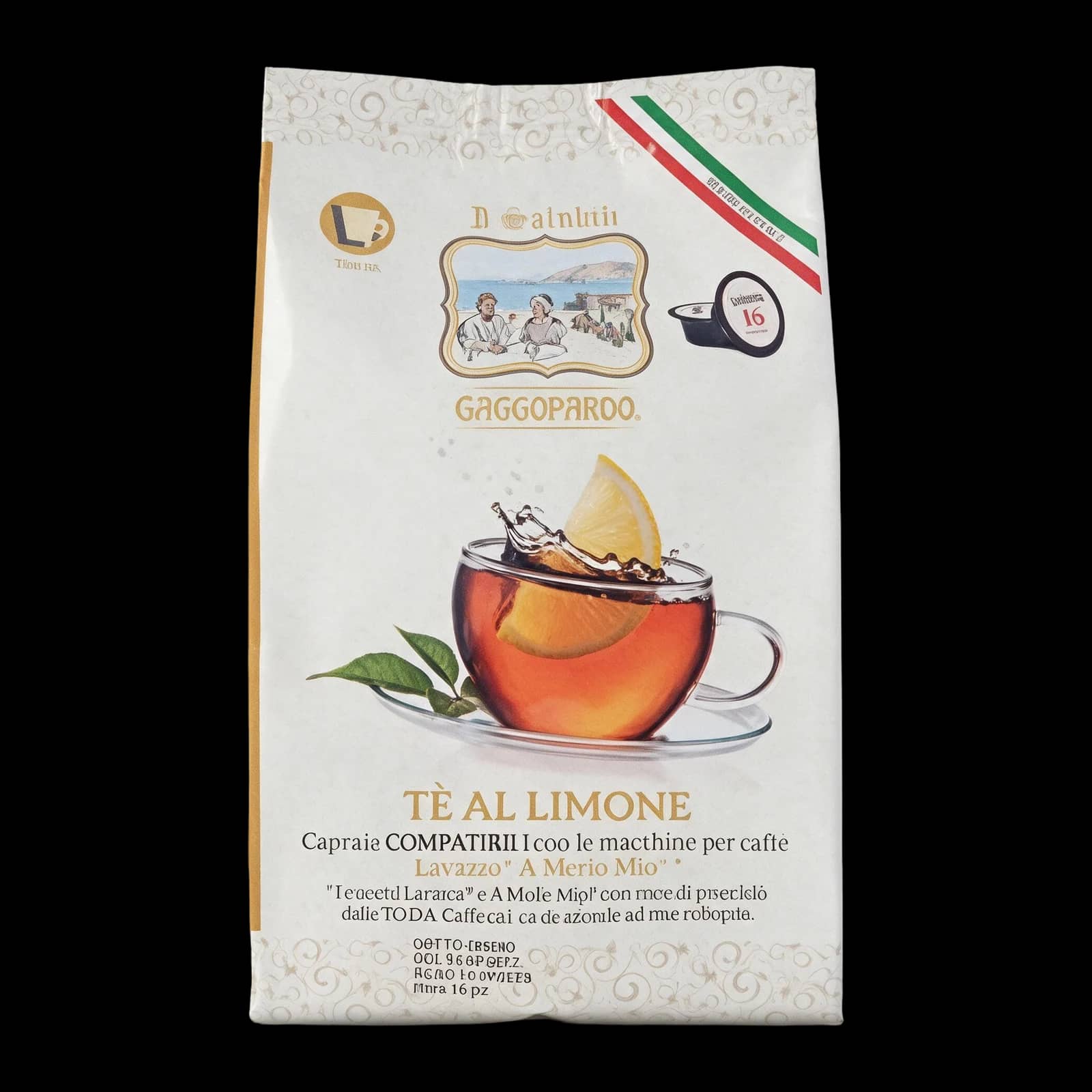 To.Da Caffè Gattopardo Lemon Tea 16 Capsules | Lavazza A Modo Mio