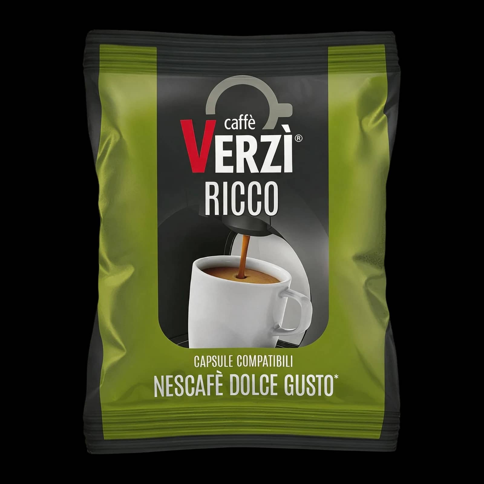 Verzì Ricco Capsule: 30% Arabica 70% Robusta | Dolce Gusto
