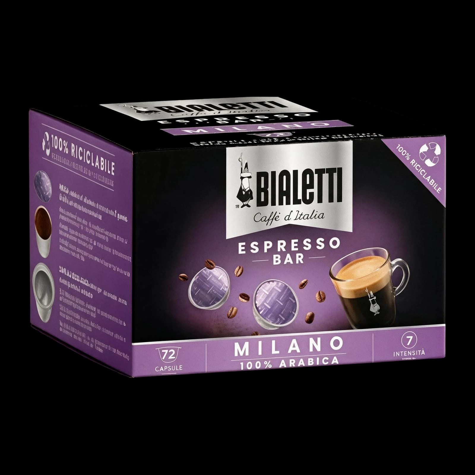 Bialetti Milano 72 Capsules: 100% Arabica | Bialetti, image 1