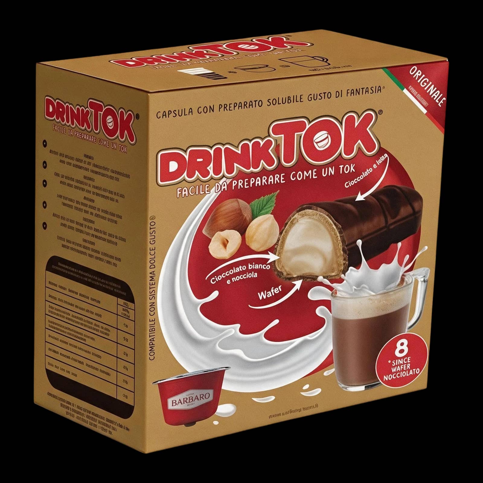 Barbaro Wafer Nocciolato Capsule | Dolce Gusto