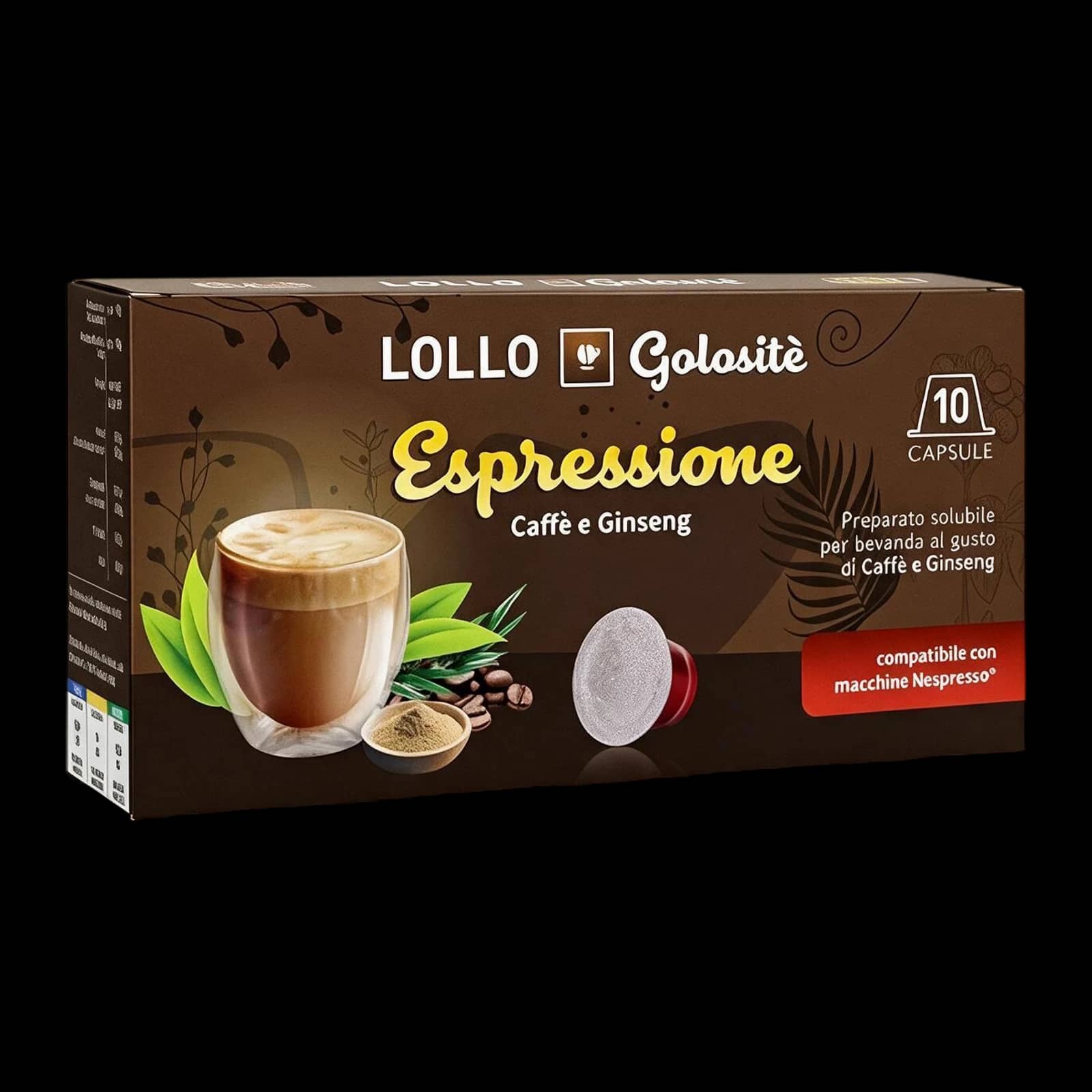 Lollo Caffè al Ginseng 10 Capsules | Nespresso