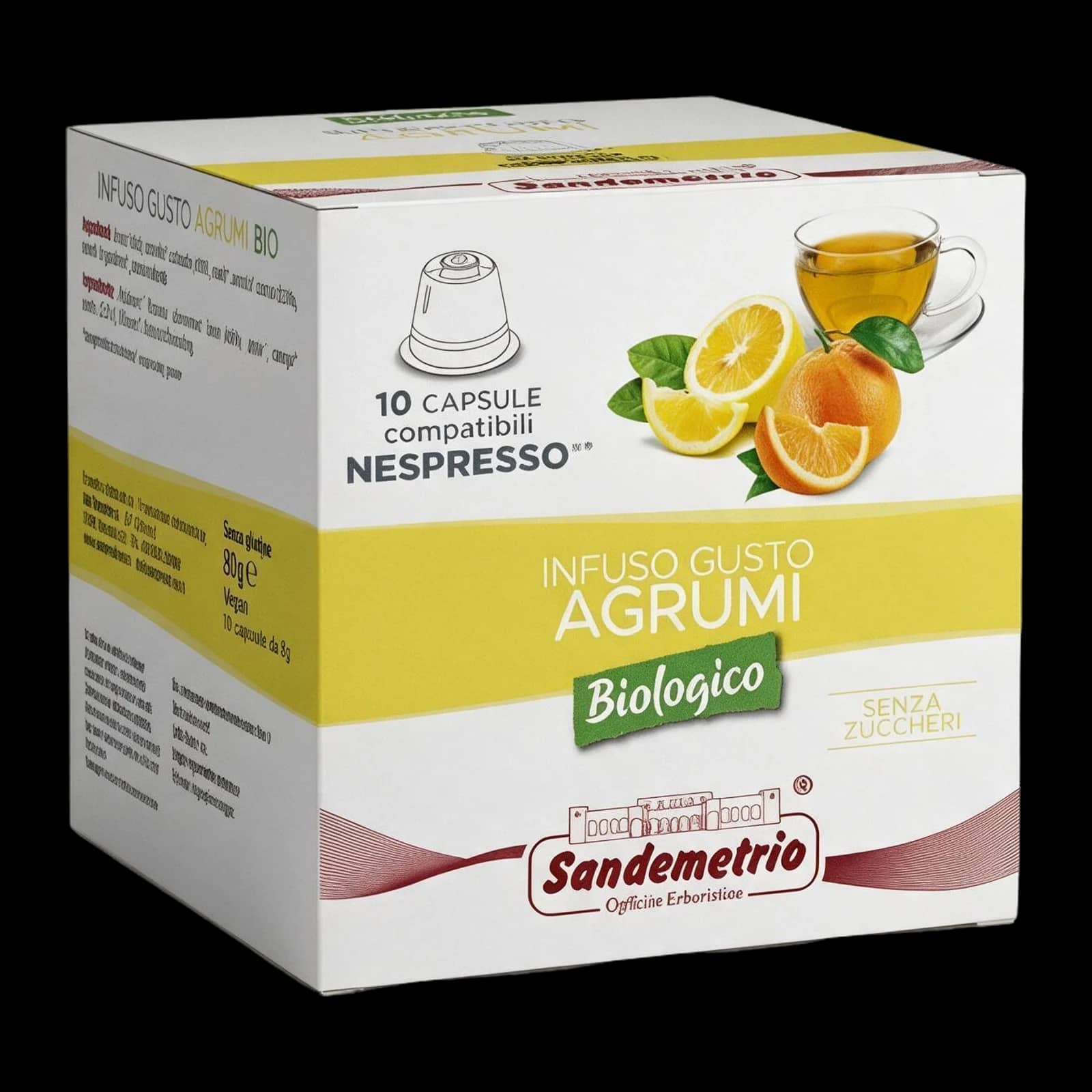 SanDemetrio Organic Citrus Coffee 10 Capsules | Nespresso