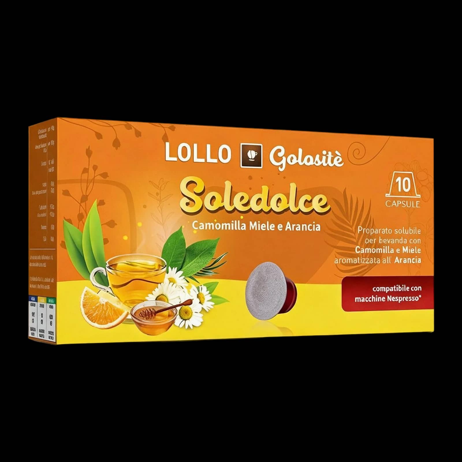 Lollo Camomile Honey and Orange 10 Capsules | Nespresso