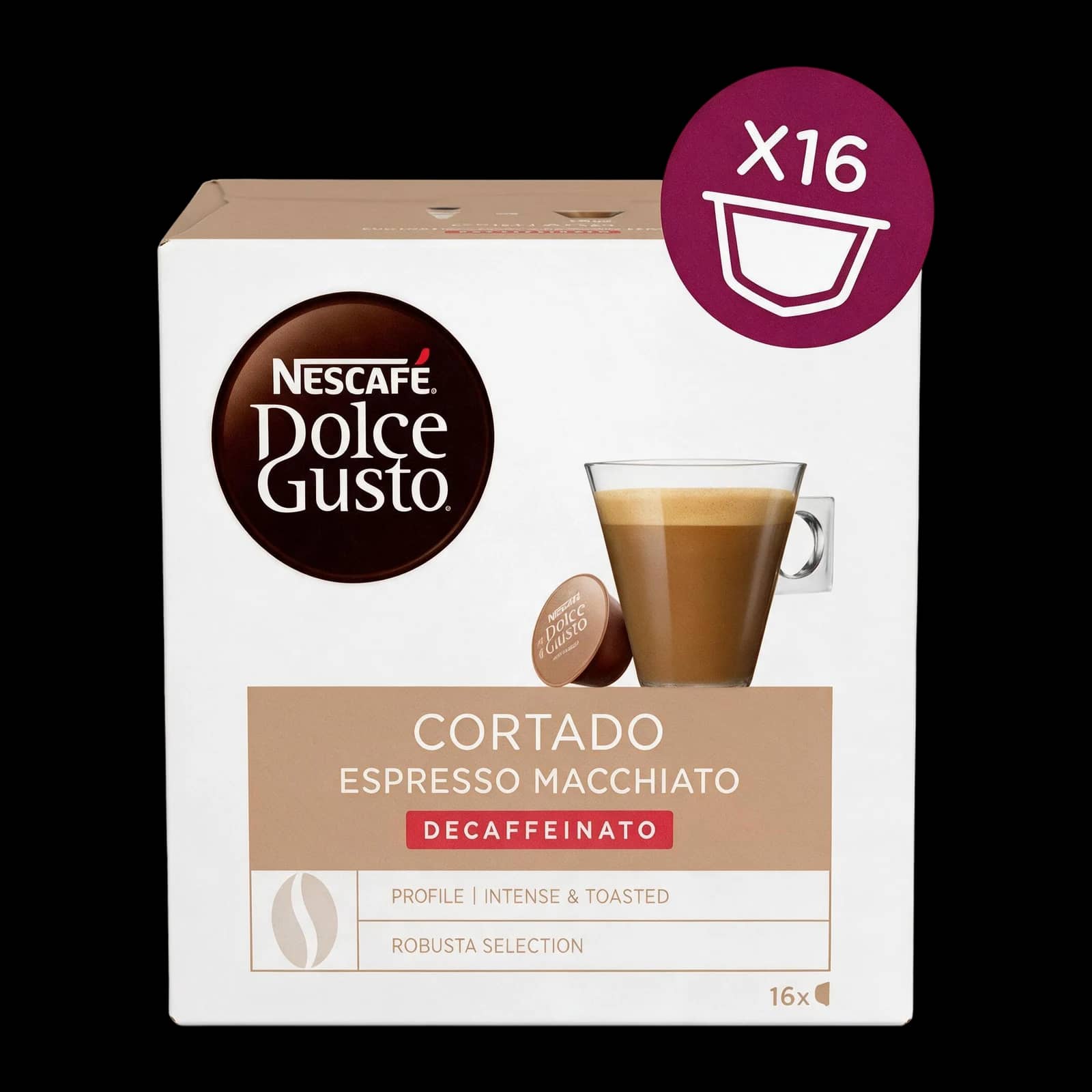 Nestlè Cortado Dek Capsule | Dolce Gusto