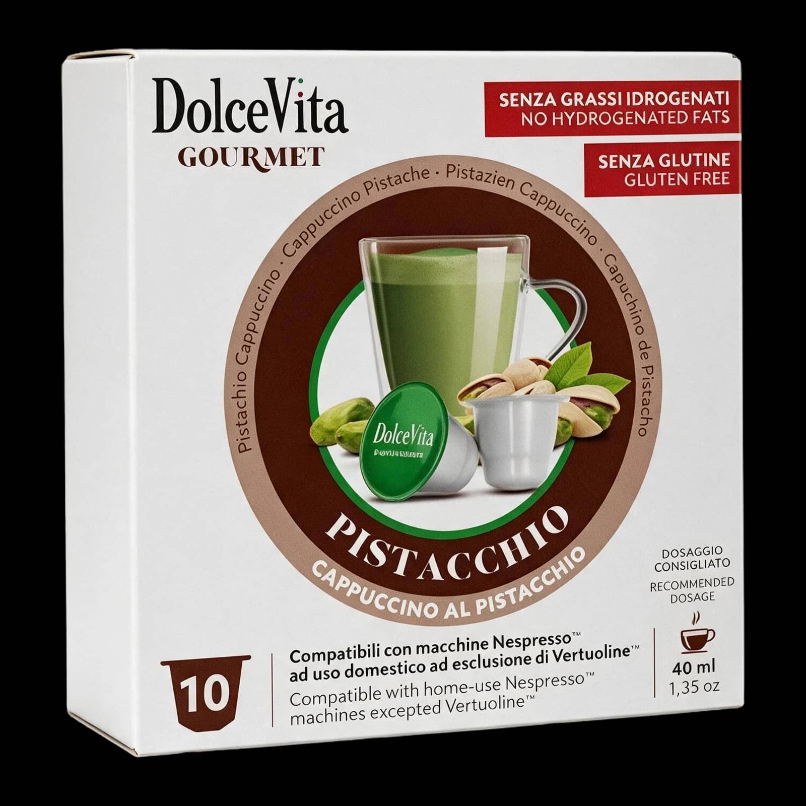 Dolce Vita Pistacchio 10 Cápsulas | Nespresso