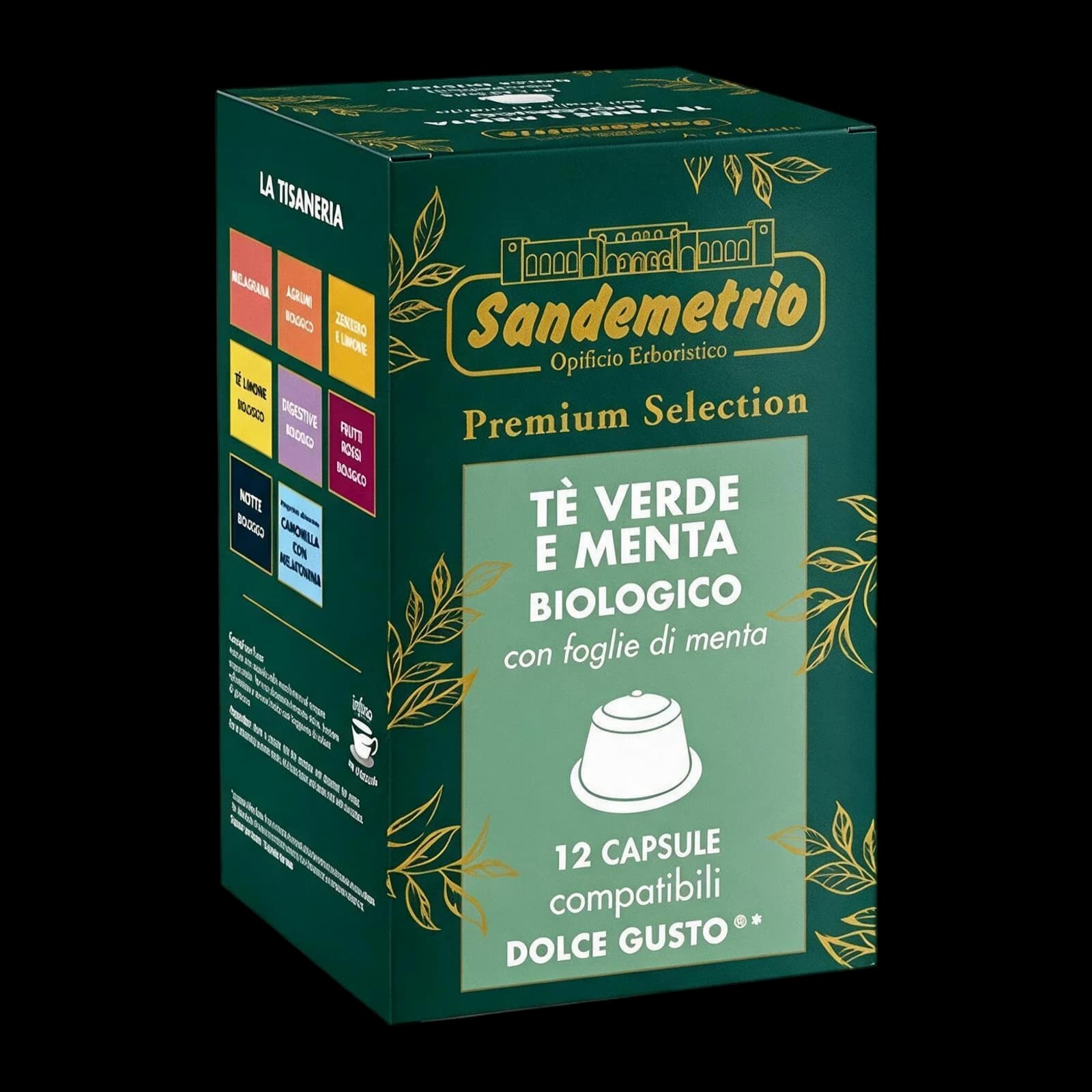 SanDemetrio Infuso Tè Verde e Menta Capsule | Dolce Gusto, immagine 1