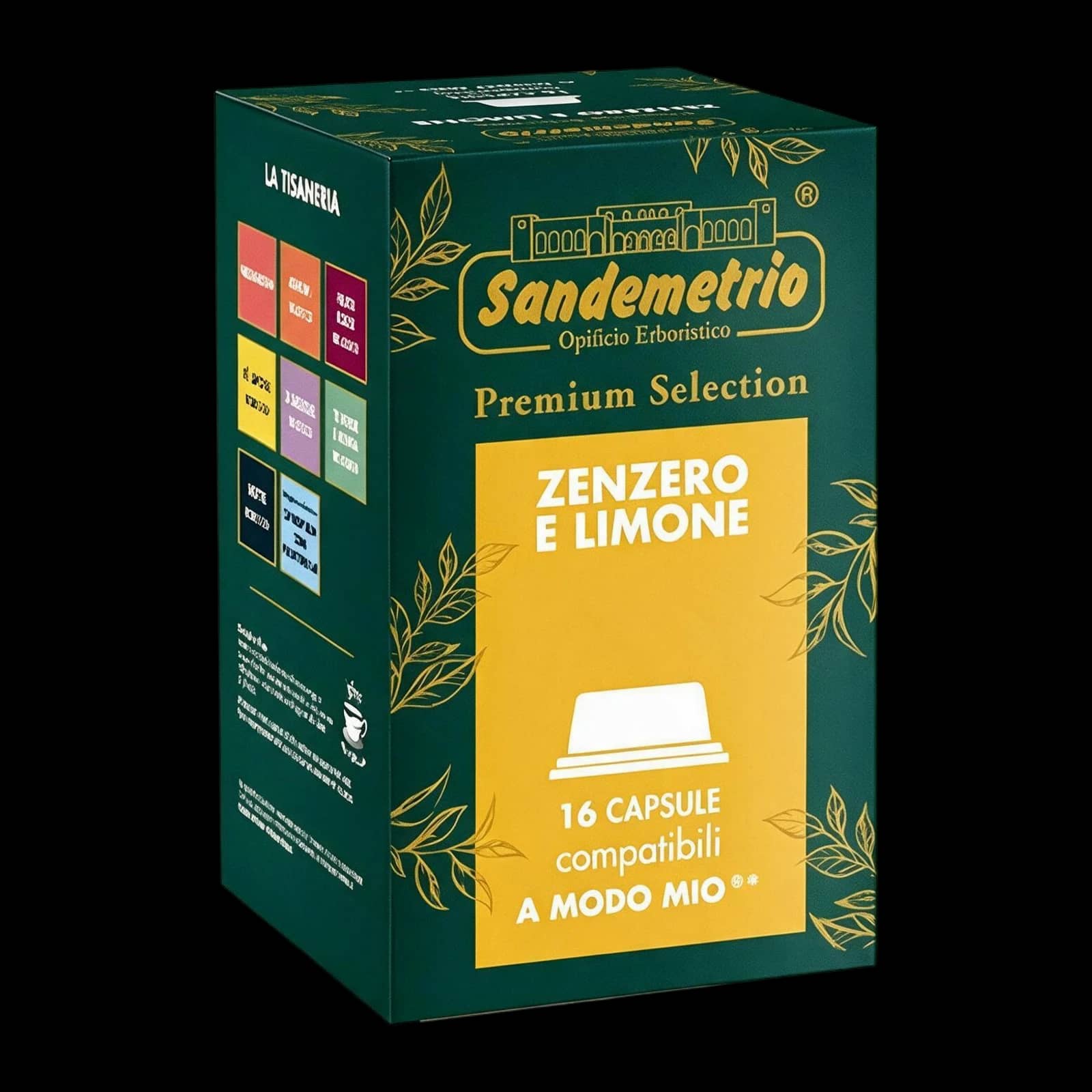 SanDemetrio Ginger and Lemon Infusion 16 Capsules | Lavazza A Modo Mio