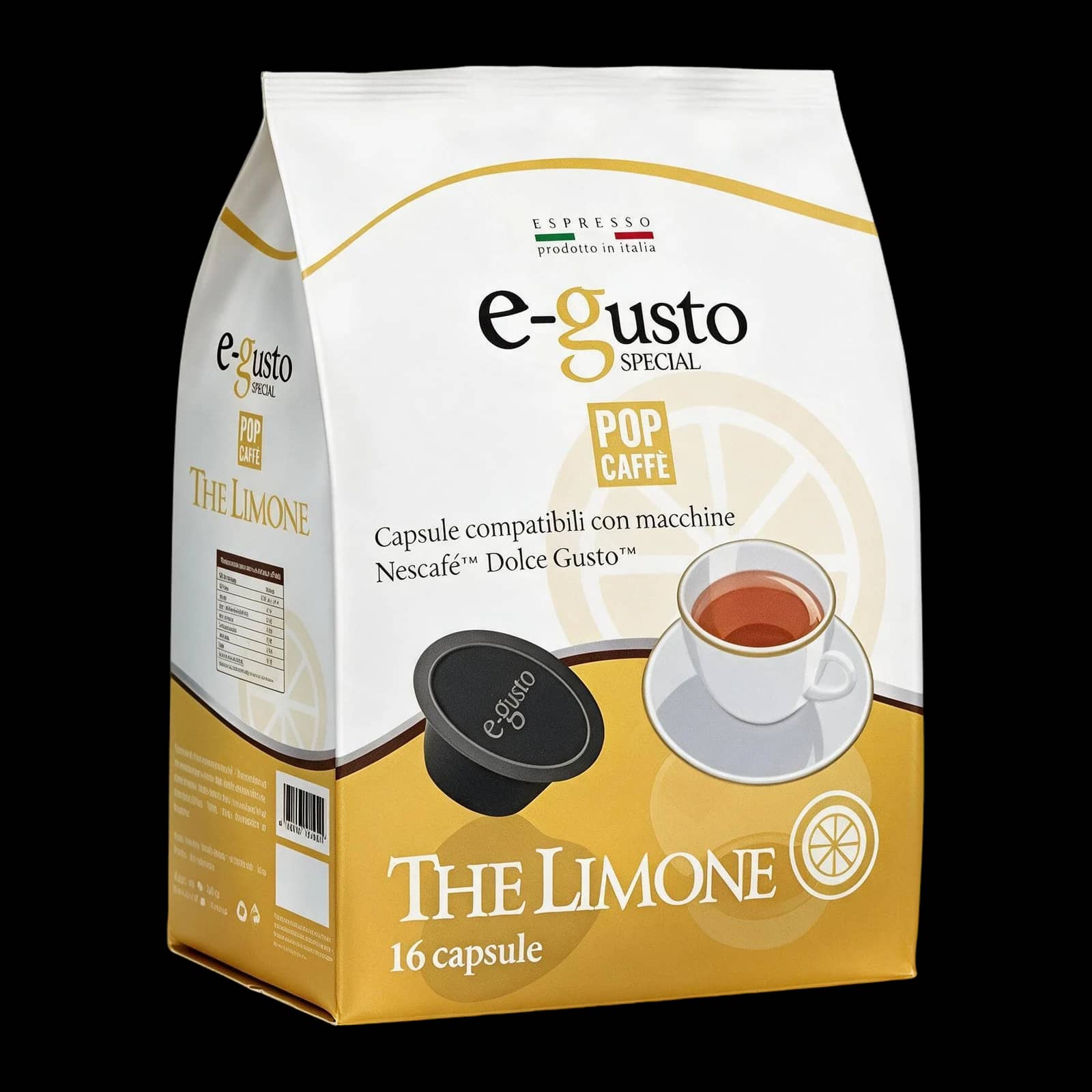 Pop Caffè The Limone Capsule | Dolce Gusto