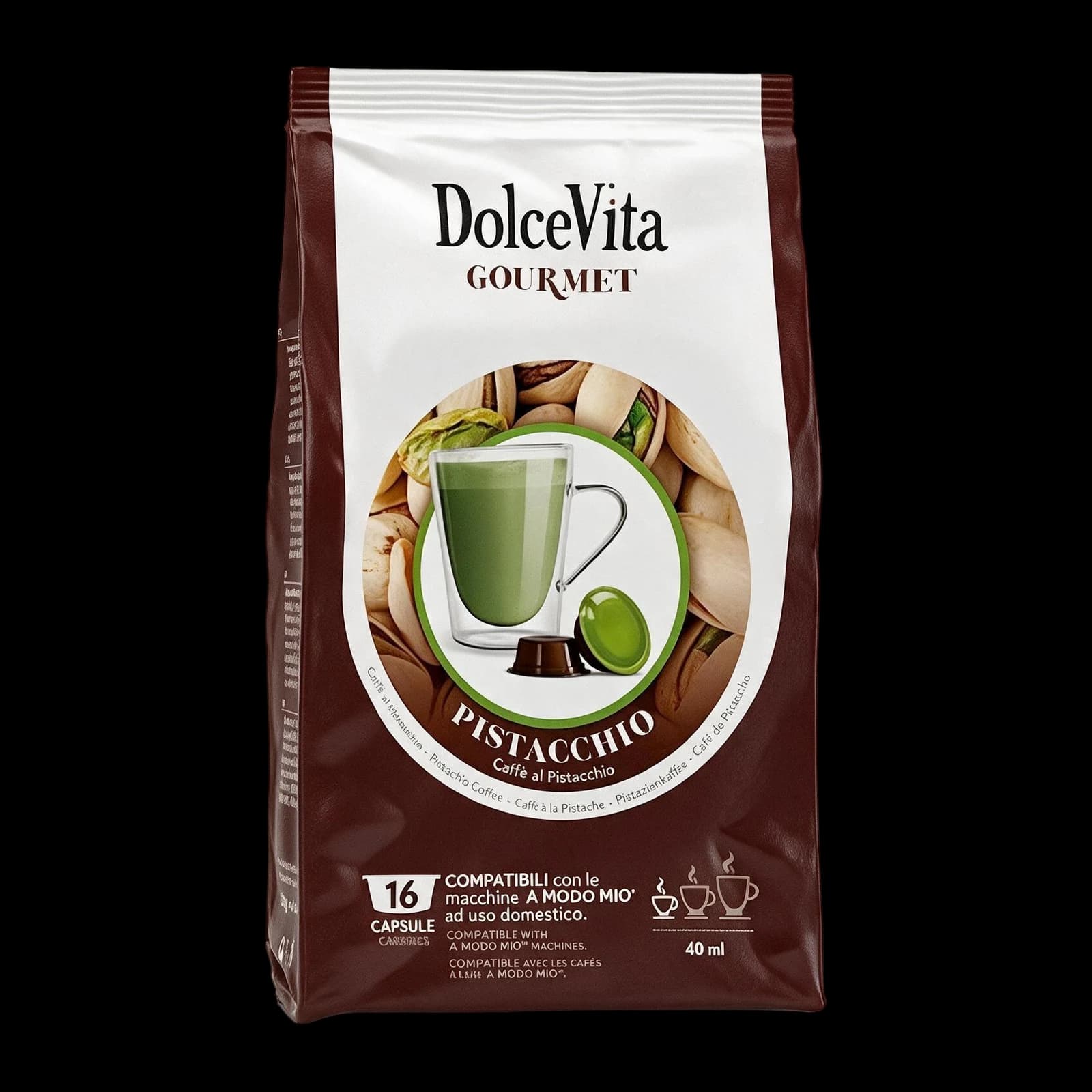 Dolce Vita Caffè al Pistacchio Capsule | A Modo Mio, immagine 1