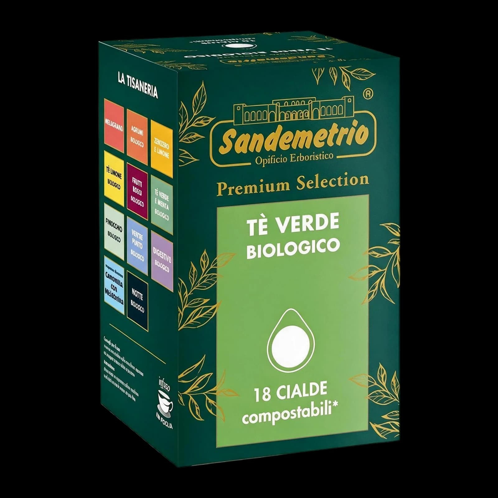 SanDemetrio Tè Verde Menta Cialde | ESE 44mm, immagine 1