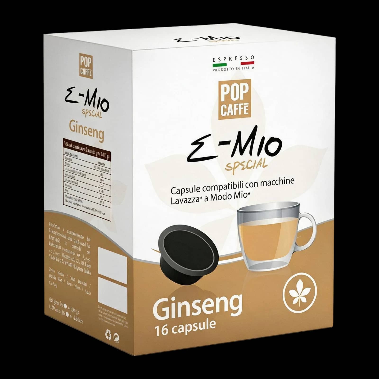Pop Caffè Ginseng 16 Capsules | Lavazza A Modo Mio