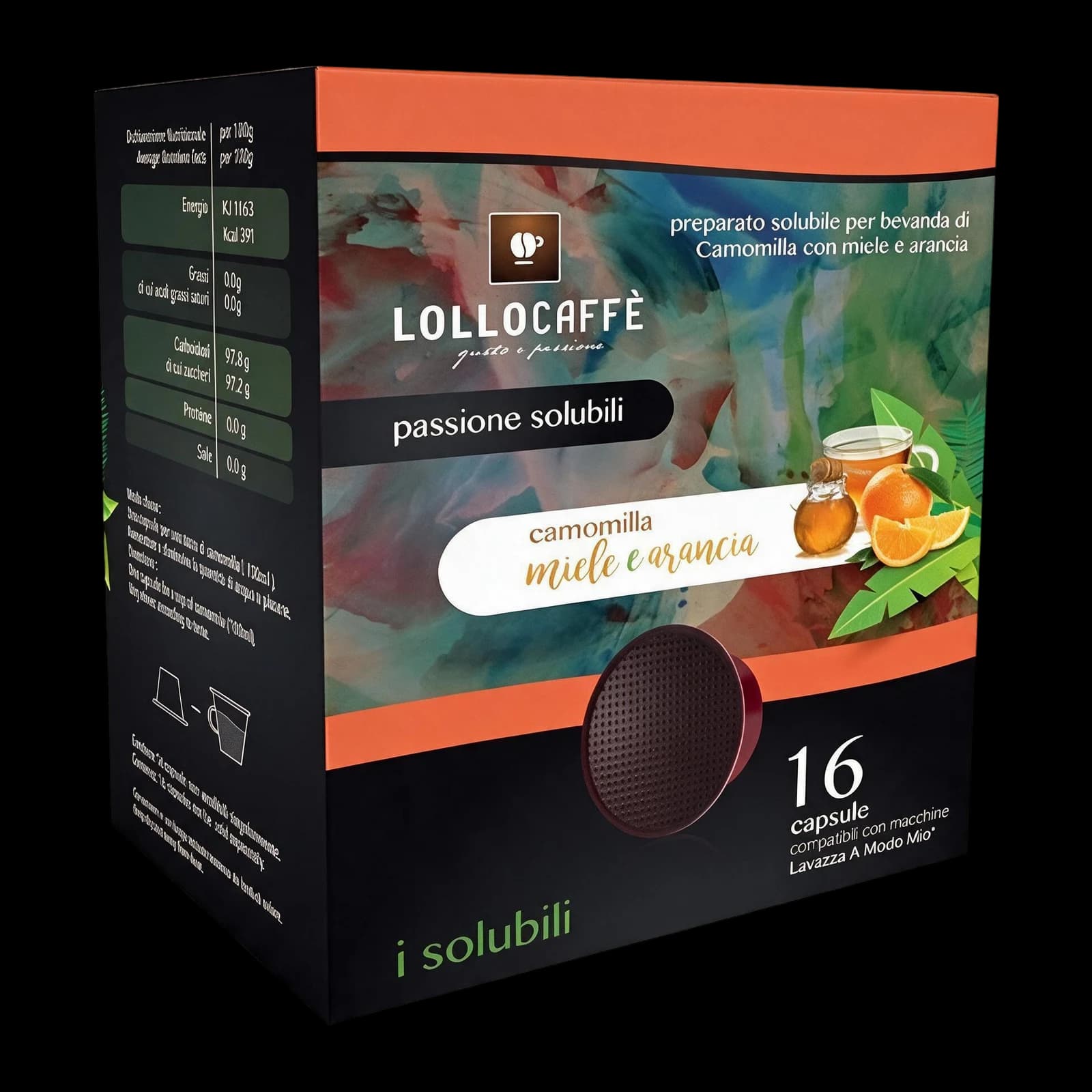 Lollo Camomilla Miele e Arancia Capsule | A Modo Mio, immagine 1