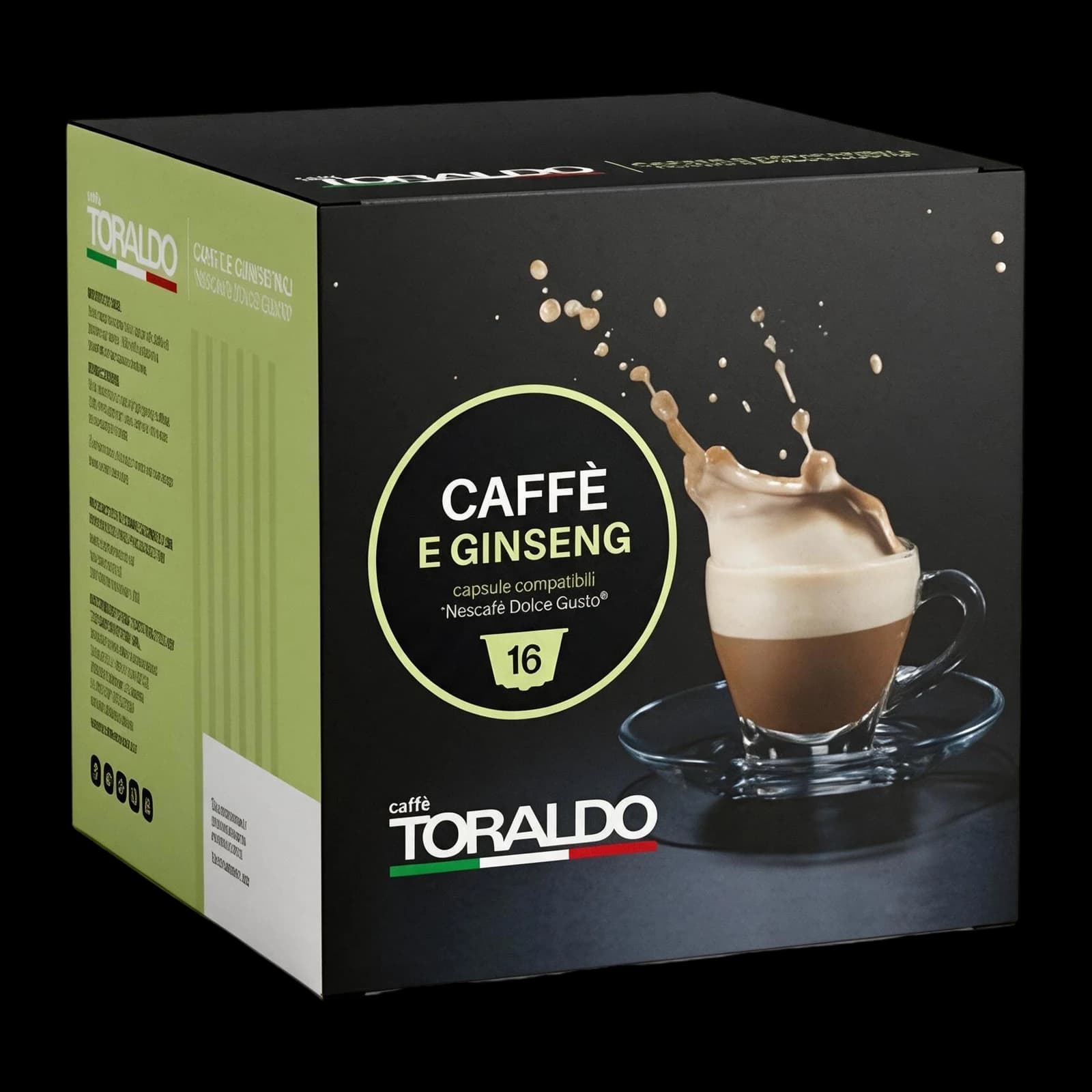 Toraldo Coffee and Ginseng 16 Capsules | Dolce Gusto, image 1