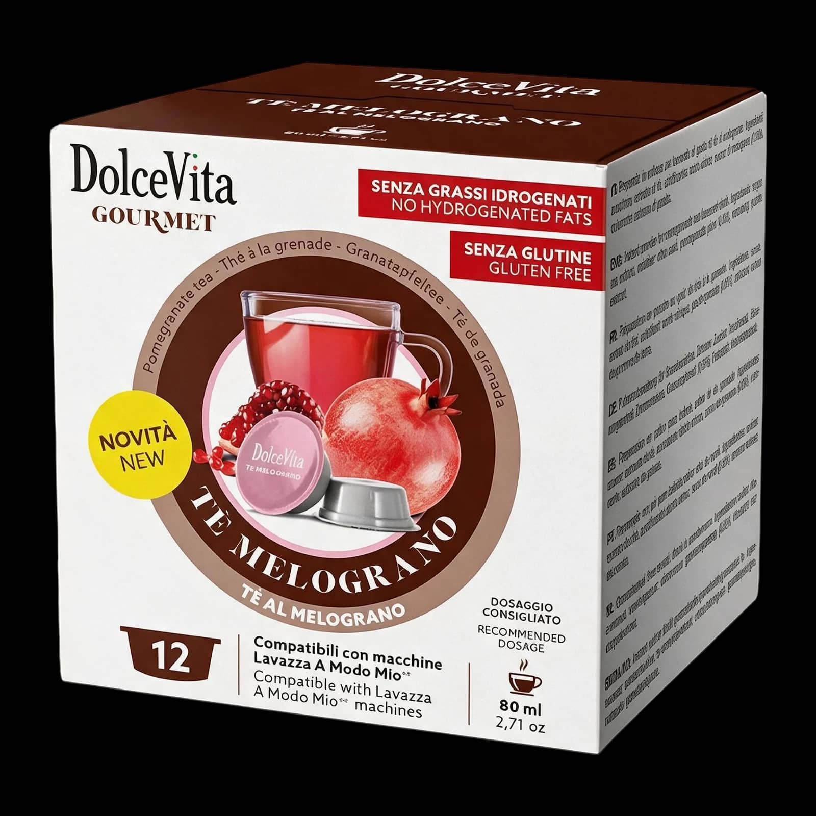 Dolce Vita Pomegranate Tea 12 Capsules | Lavazza A Modo Mio