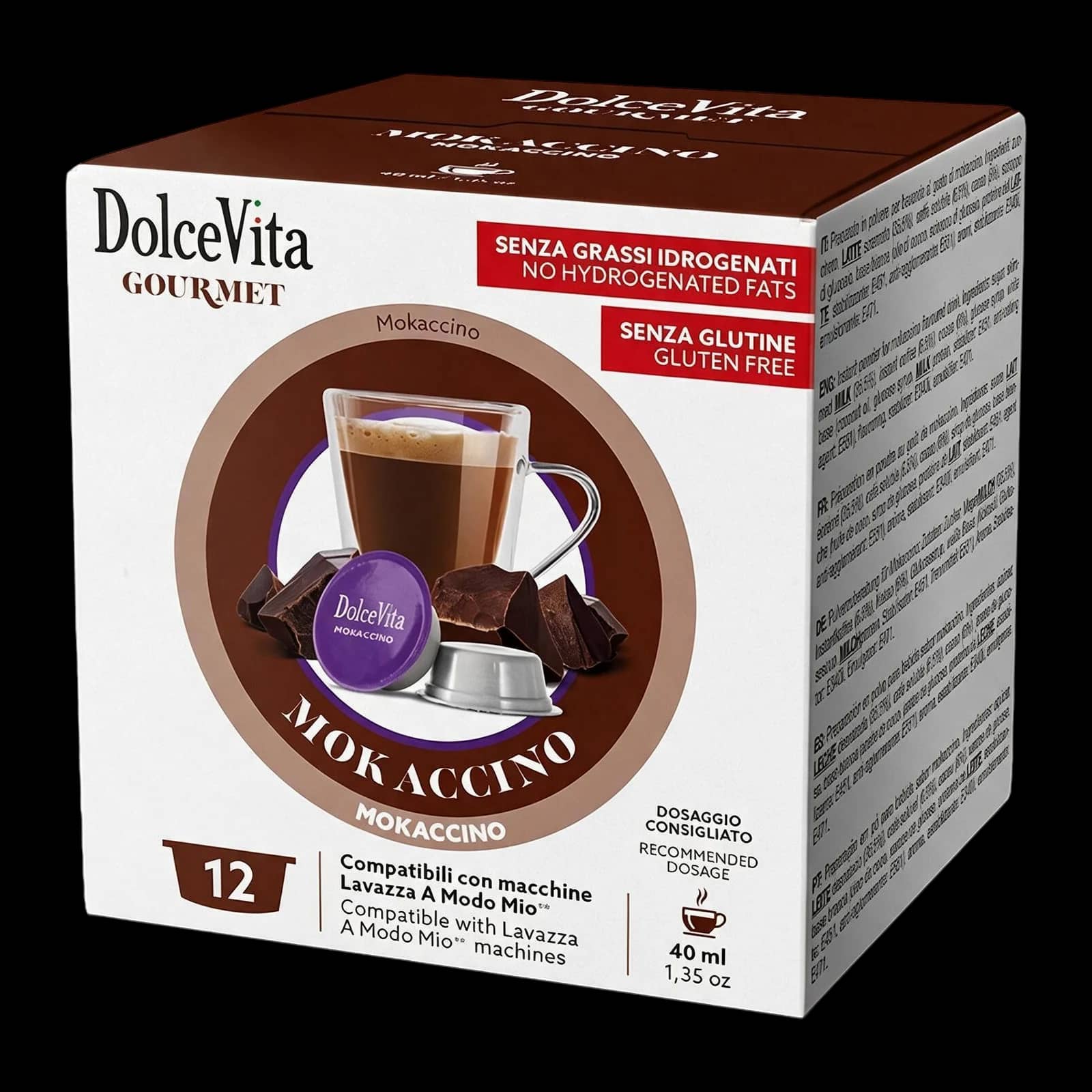 Dolce Vita Mokaccino 12 Kapseln | Lavazza A Modo Mio