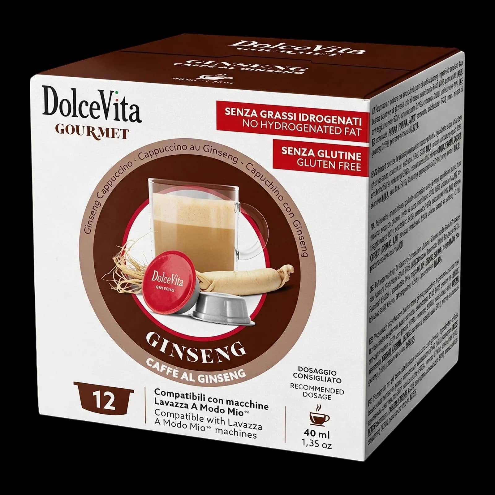 Dolce Vita Ginseng Dolcevita 12 Capsules | Lavazza A Modo Mio