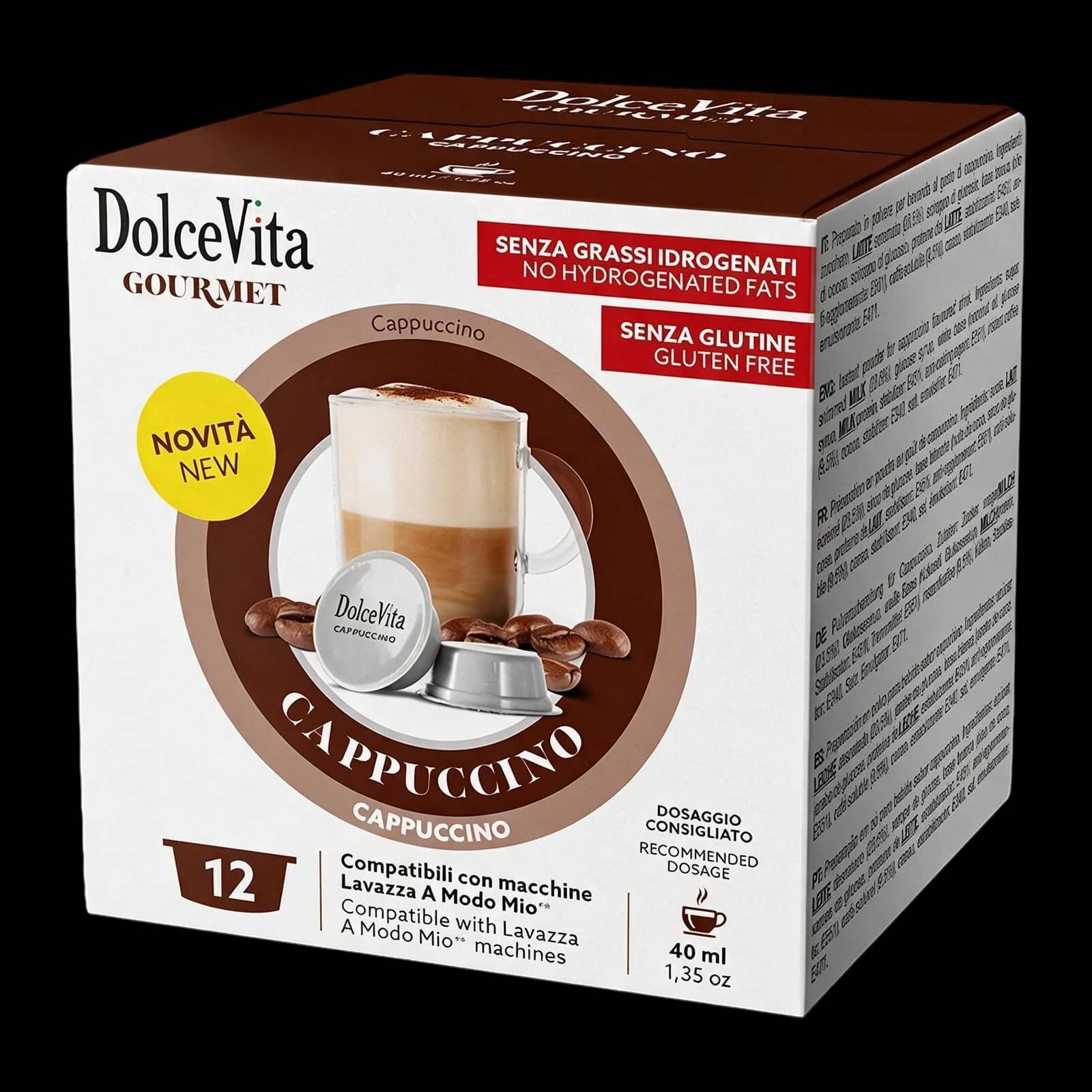 Dolce Vita Cappuccino 12 Capsules | Lavazza A Modo Mio