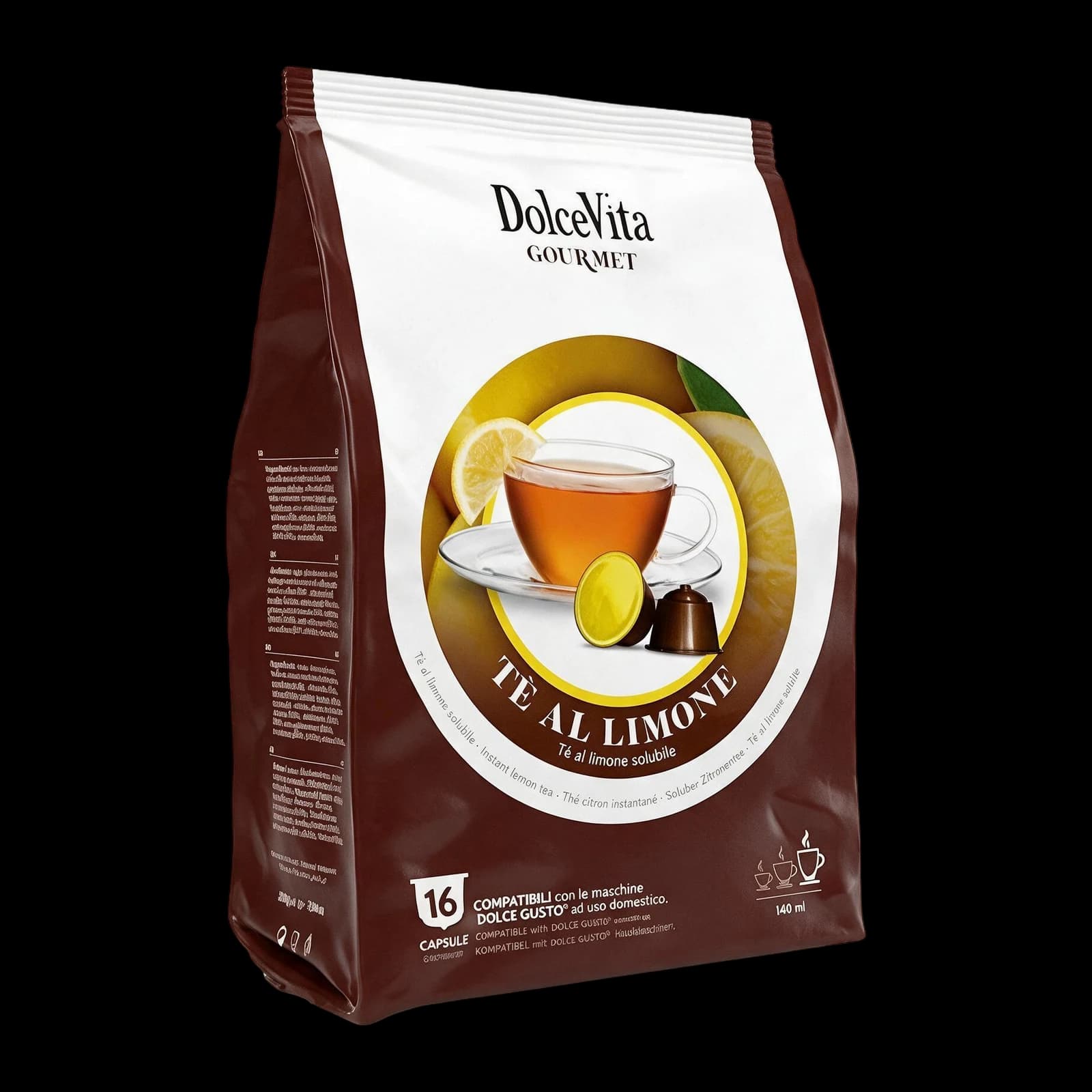 Dolce Vita Lemon Tea 16 Capsules | Dolce Gusto, image 1