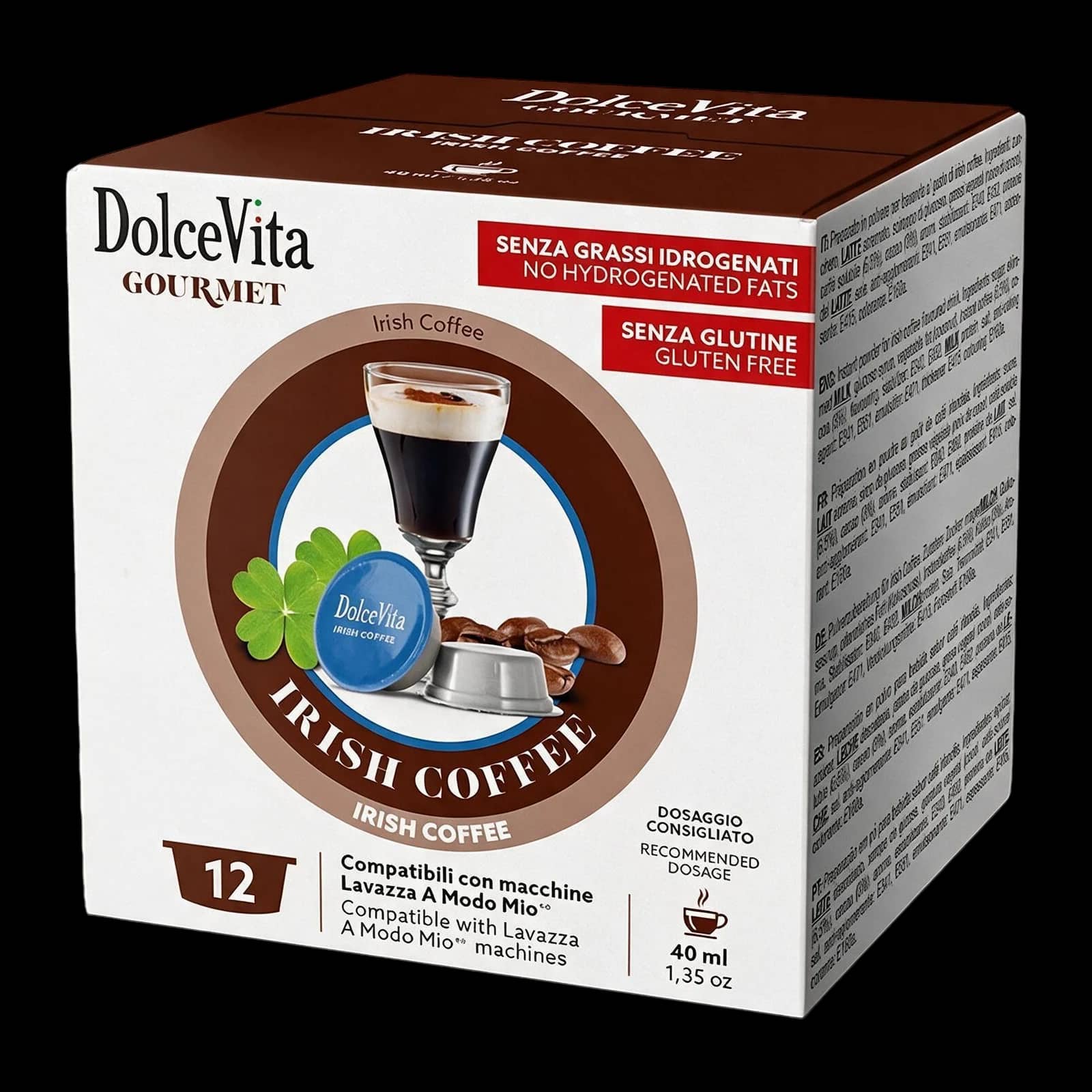 Dolce Vita Irish Coffee 12 Capsules | Lavazza A Modo Mio