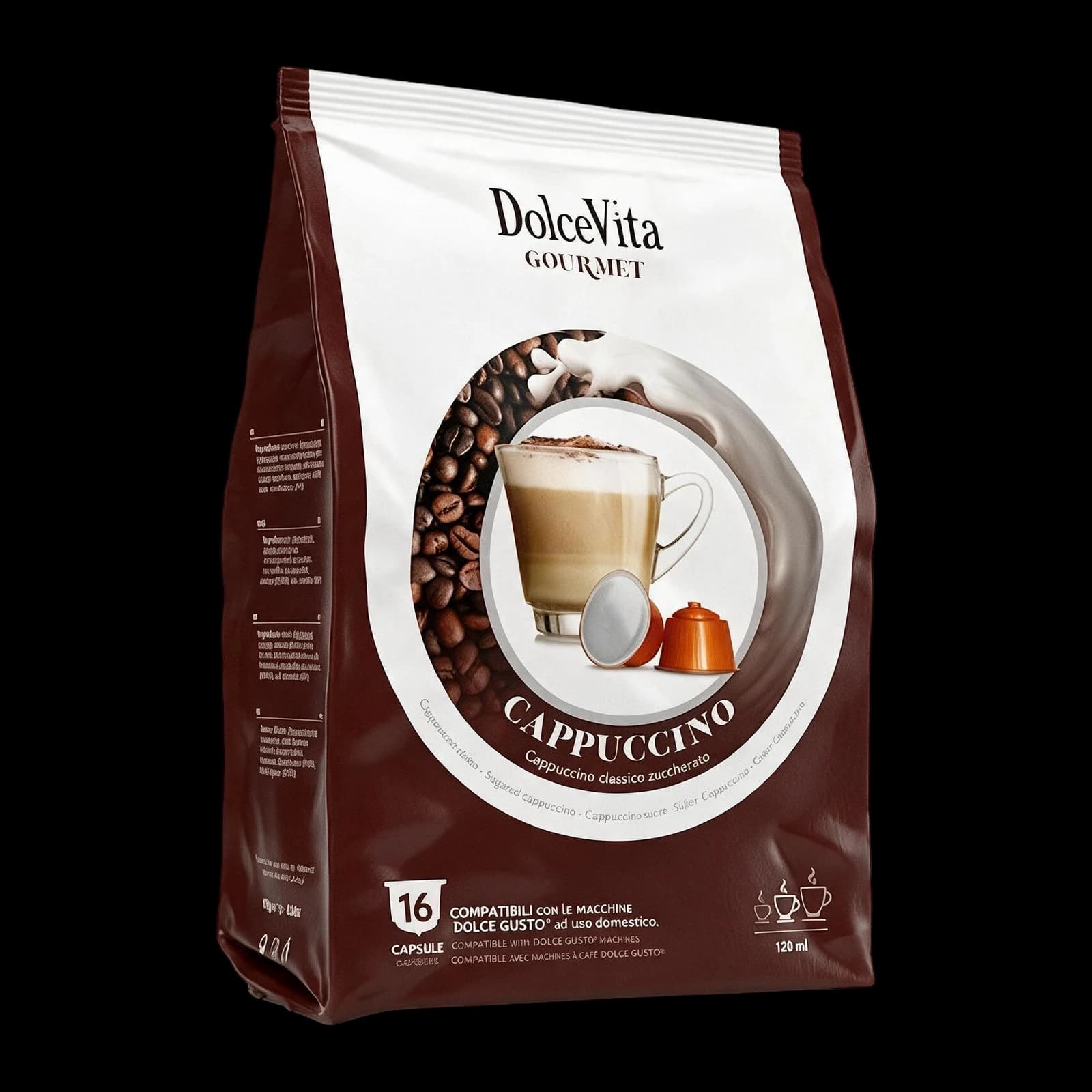 Dolce Vita Cappuccino 16 capsules | Dolce Gusto, afbeelding 1