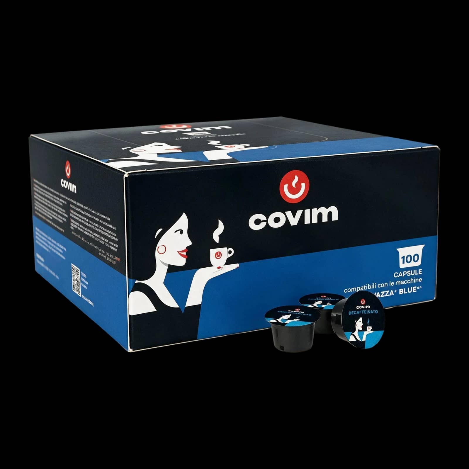 Covim Decaffeinato 100 Capsules | Lavazza Blue