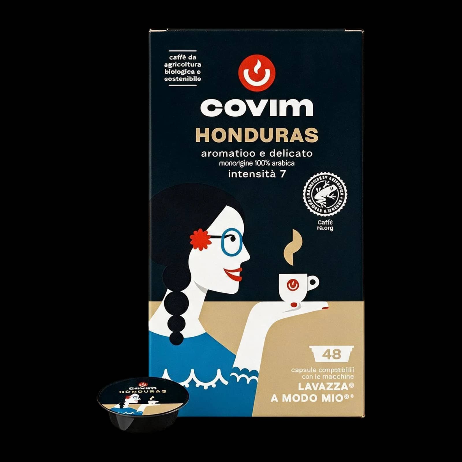 Covim Honduras 48 Capsules: 100% Arabica | A Modo Mio