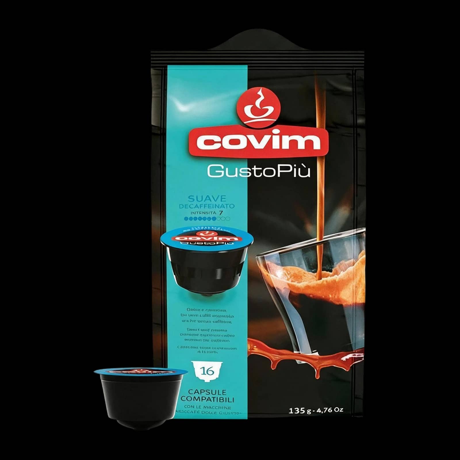 Covim Decaffeinato Capsule | Dolce Gusto