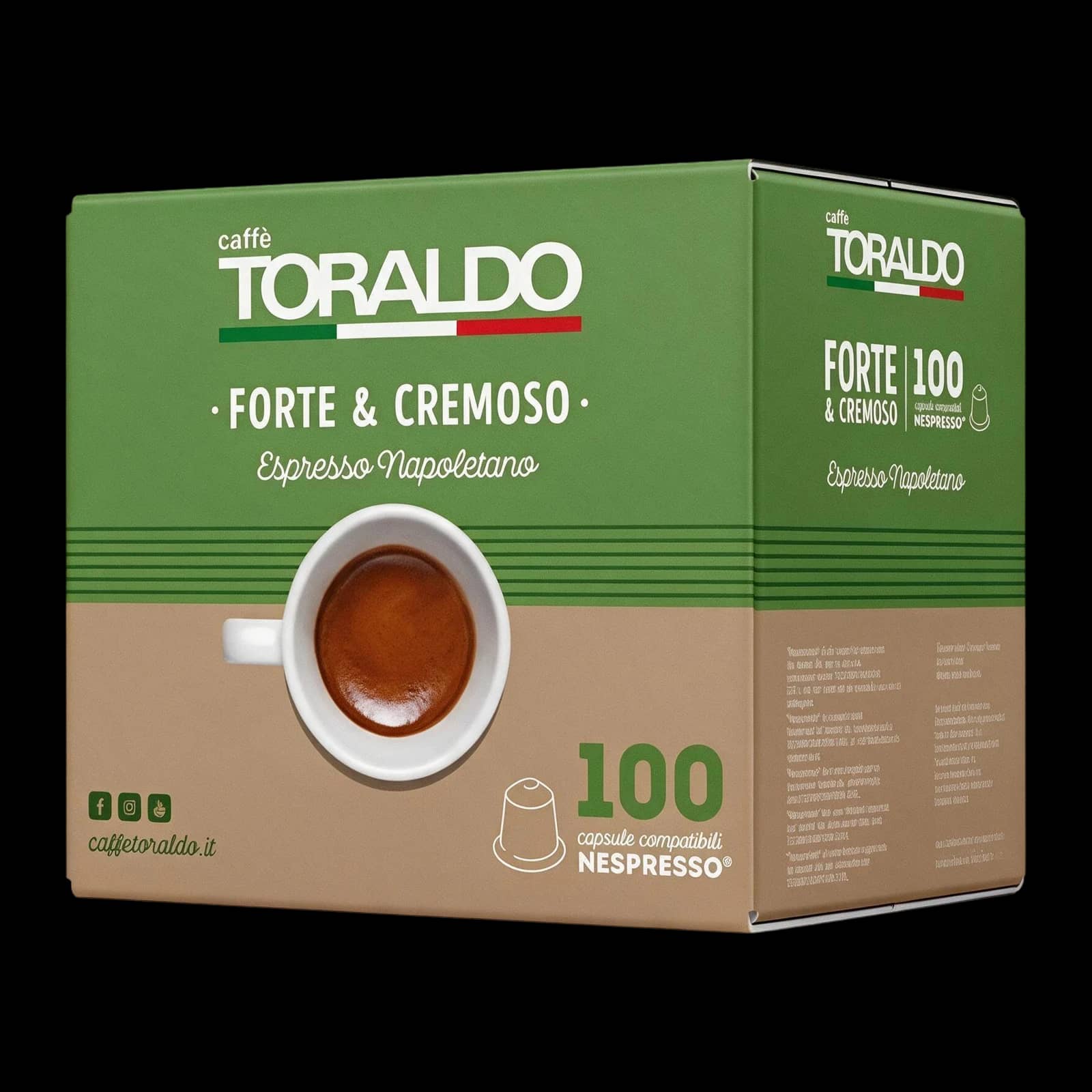 Toraldo Fuerte y Cremoso 100 Cápsulas | Nespresso
