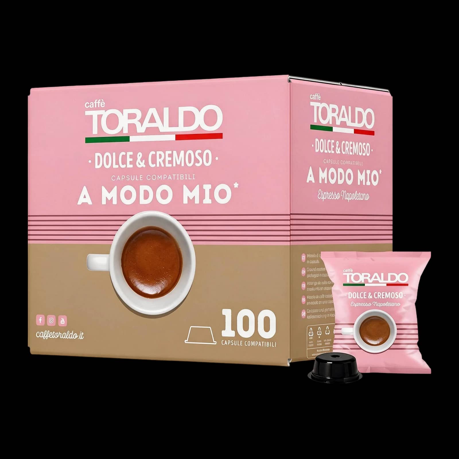 Toraldo Dolce e Cremoso 100 Capsules | Lavazza A Modo Mio