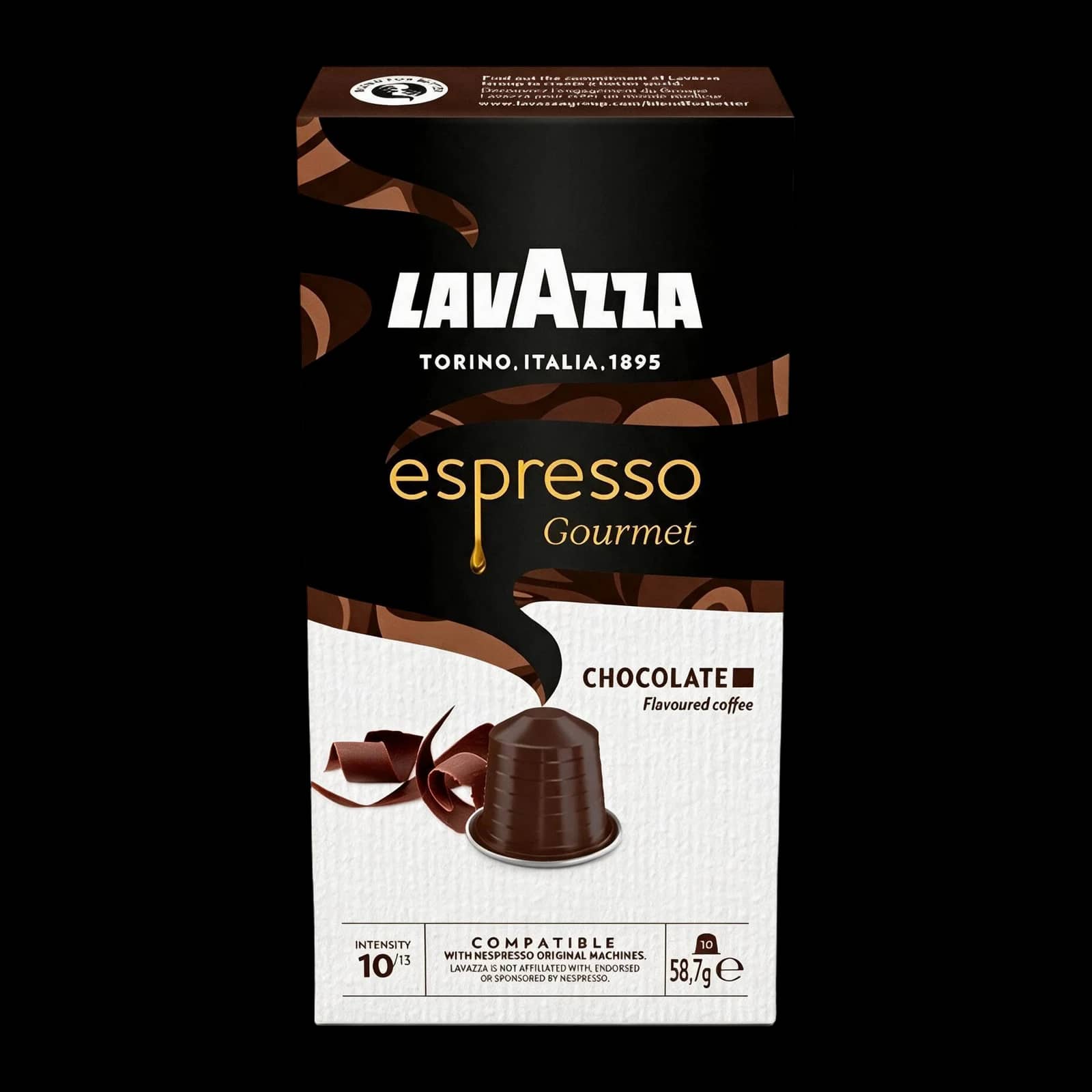 Lavazza Espresso Gourmet Chocolate 10 Capsules | Nespresso