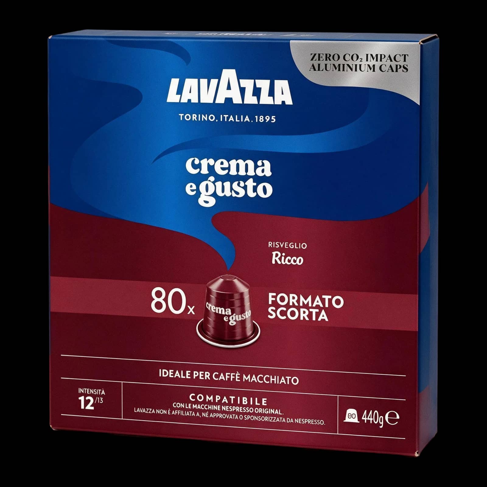Lavazza Crema e Gusto Ricco 80 Capsules | Nespresso