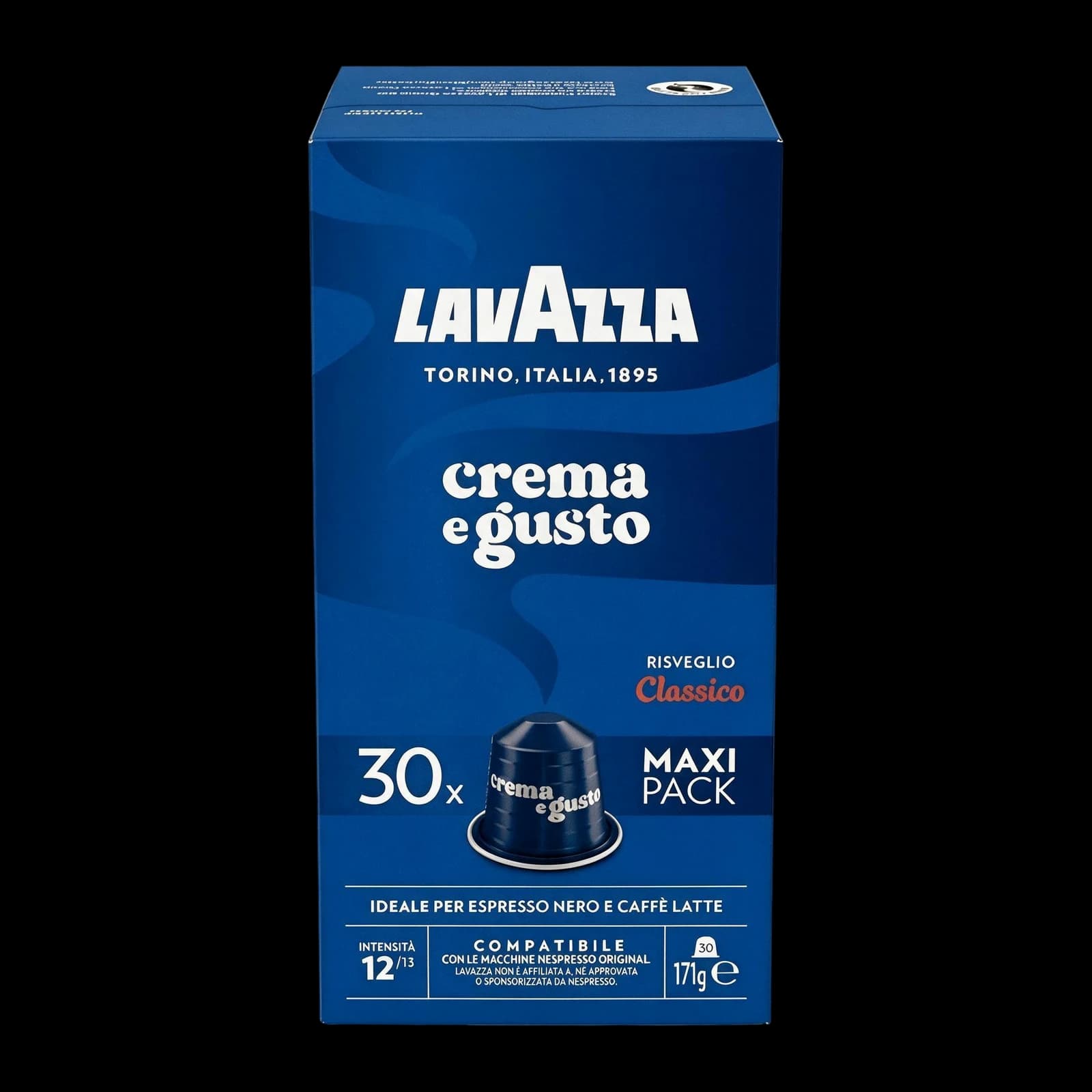 Lavazza Crema e Gusto Classico 30 Capsules | Nespresso, image 1