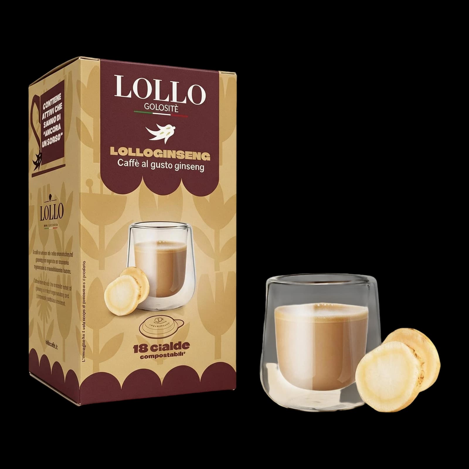 Lollo Caffè Ginseng Cialde | ESE 44mm, immagine 2