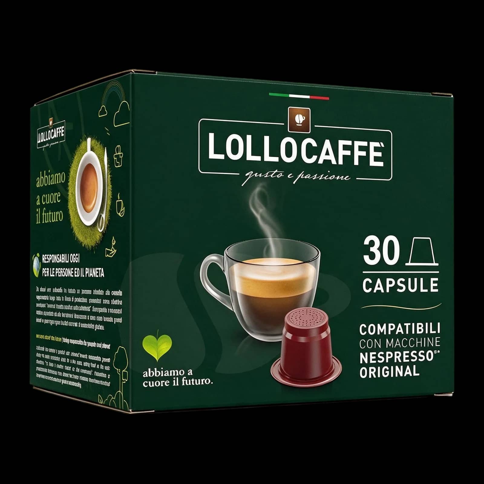 Lollo Dek Espresso 30 Capsules | Nespresso