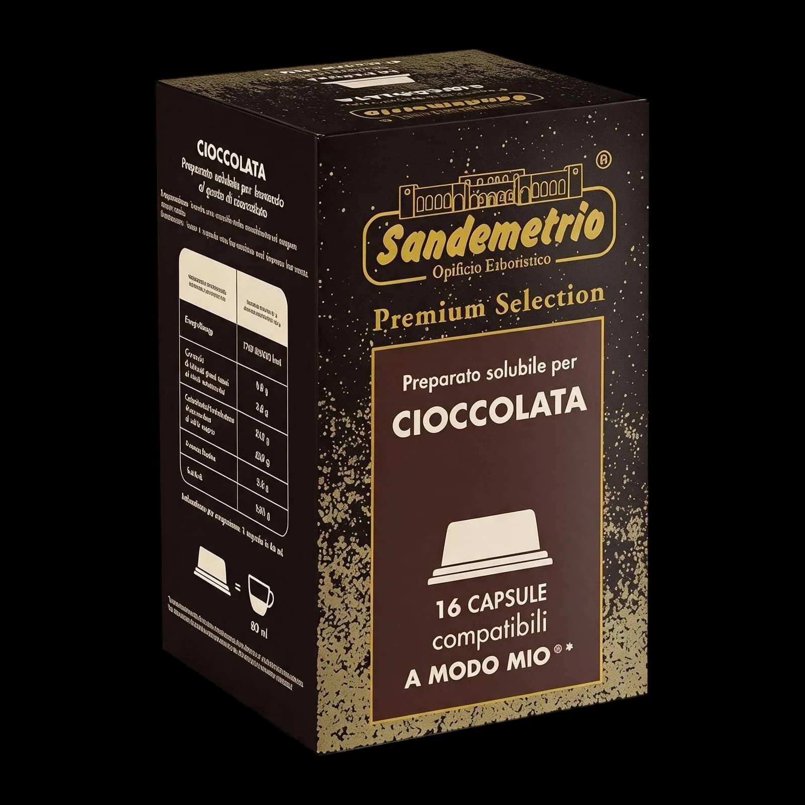 SanDemetrio Hot Chocolate 16 Capsules | Lavazza A Modo Mio
