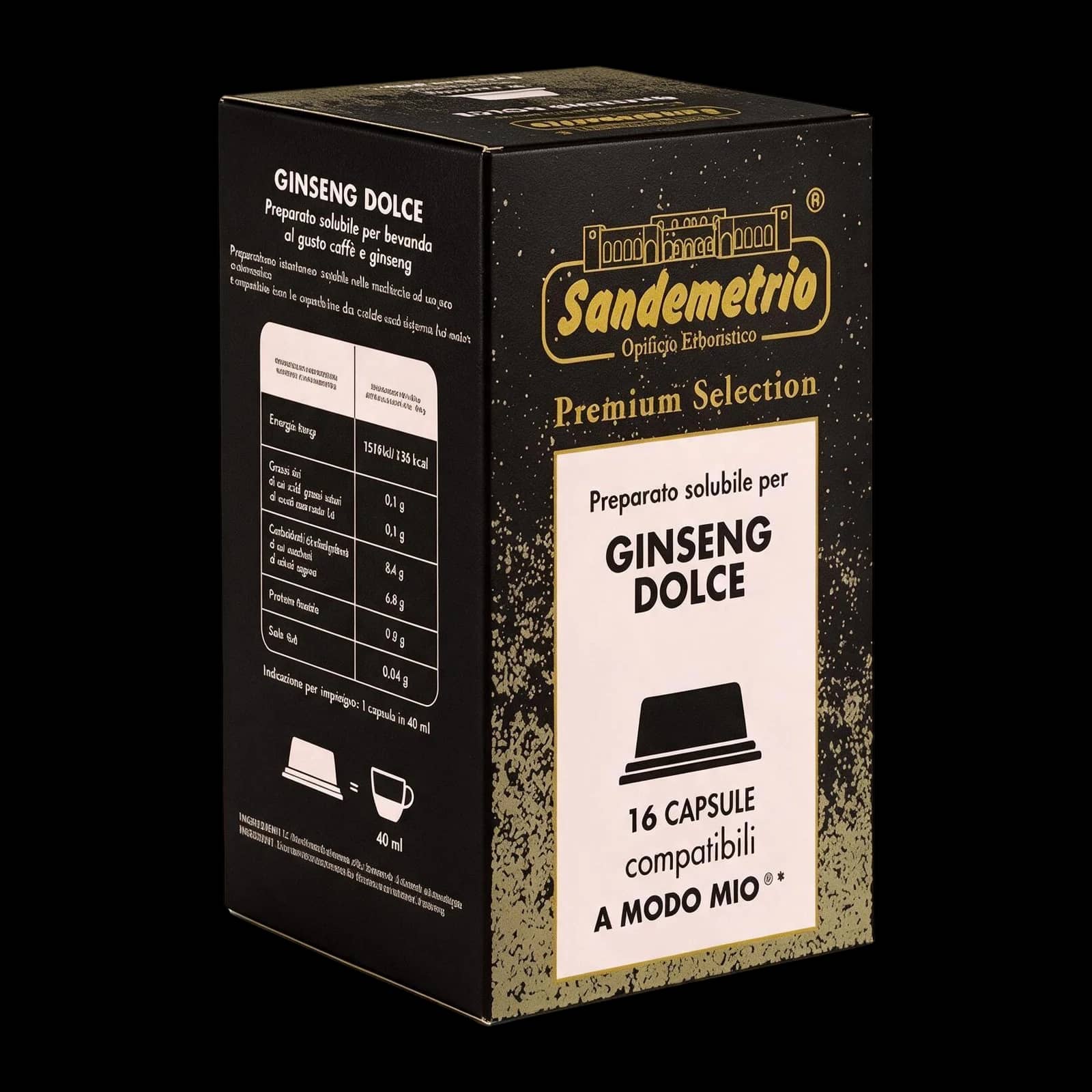 SanDemetrio Ginseng Dolce 16 Capsules | Lavazza A Modo Mio