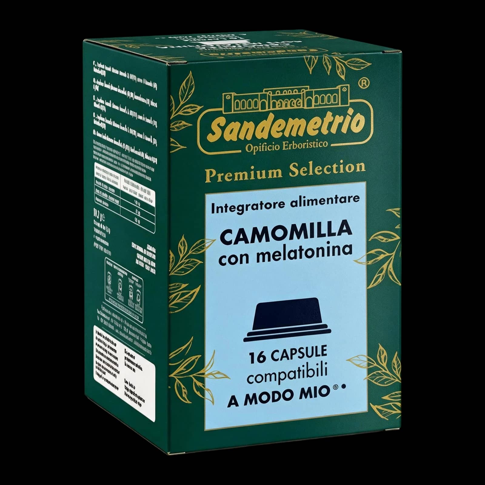 SanDemetrio Chamomile and Melatonin 16 Capsules | Lavazza A Modo Mio