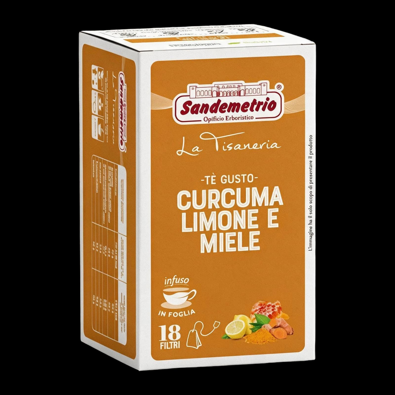 SanDemetrio Infuso Curcuma Limone e Miele | Bustine, immagine 1