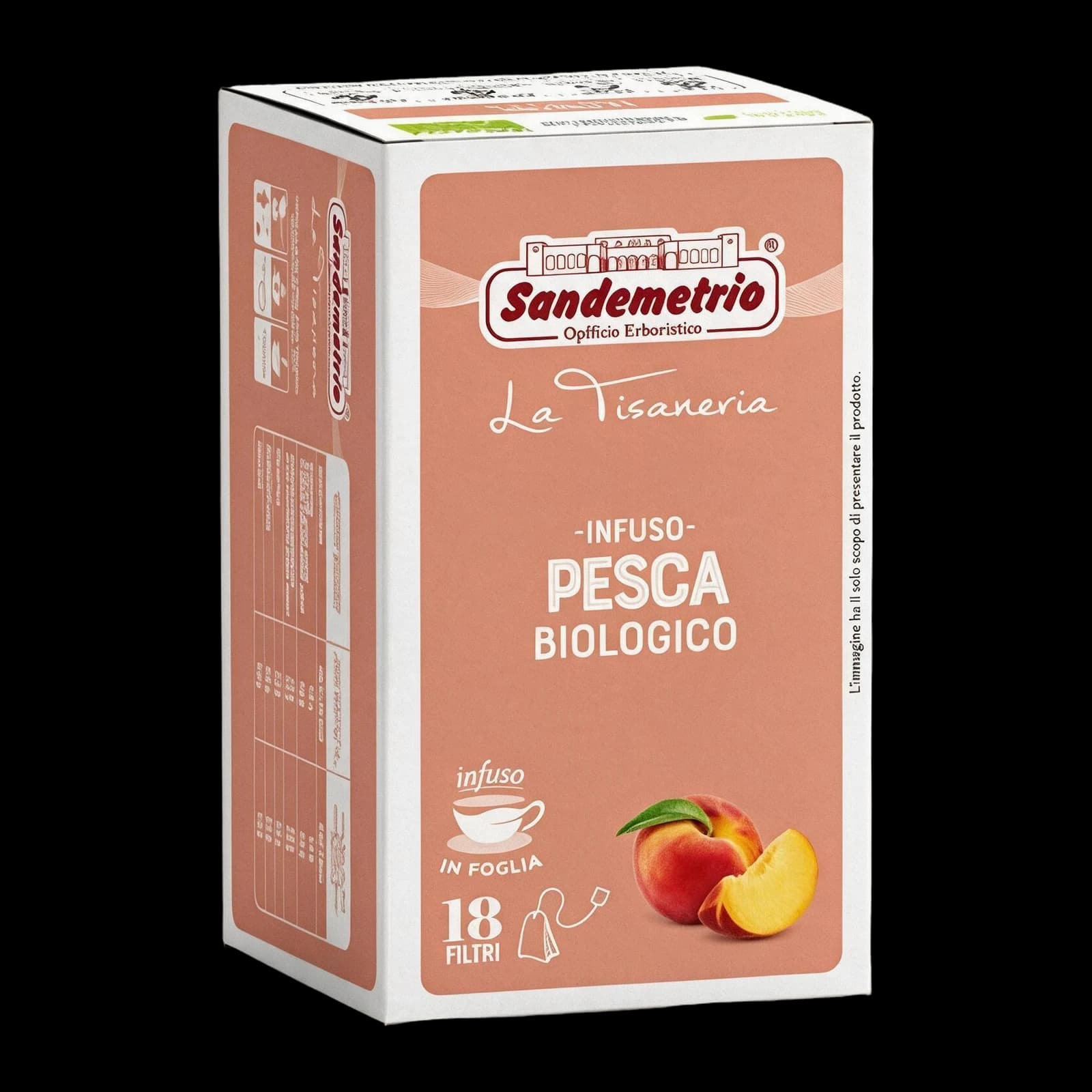 SanDemetrio Infuso alla Pesca Bio in Filtri | Bustine, immagine 1