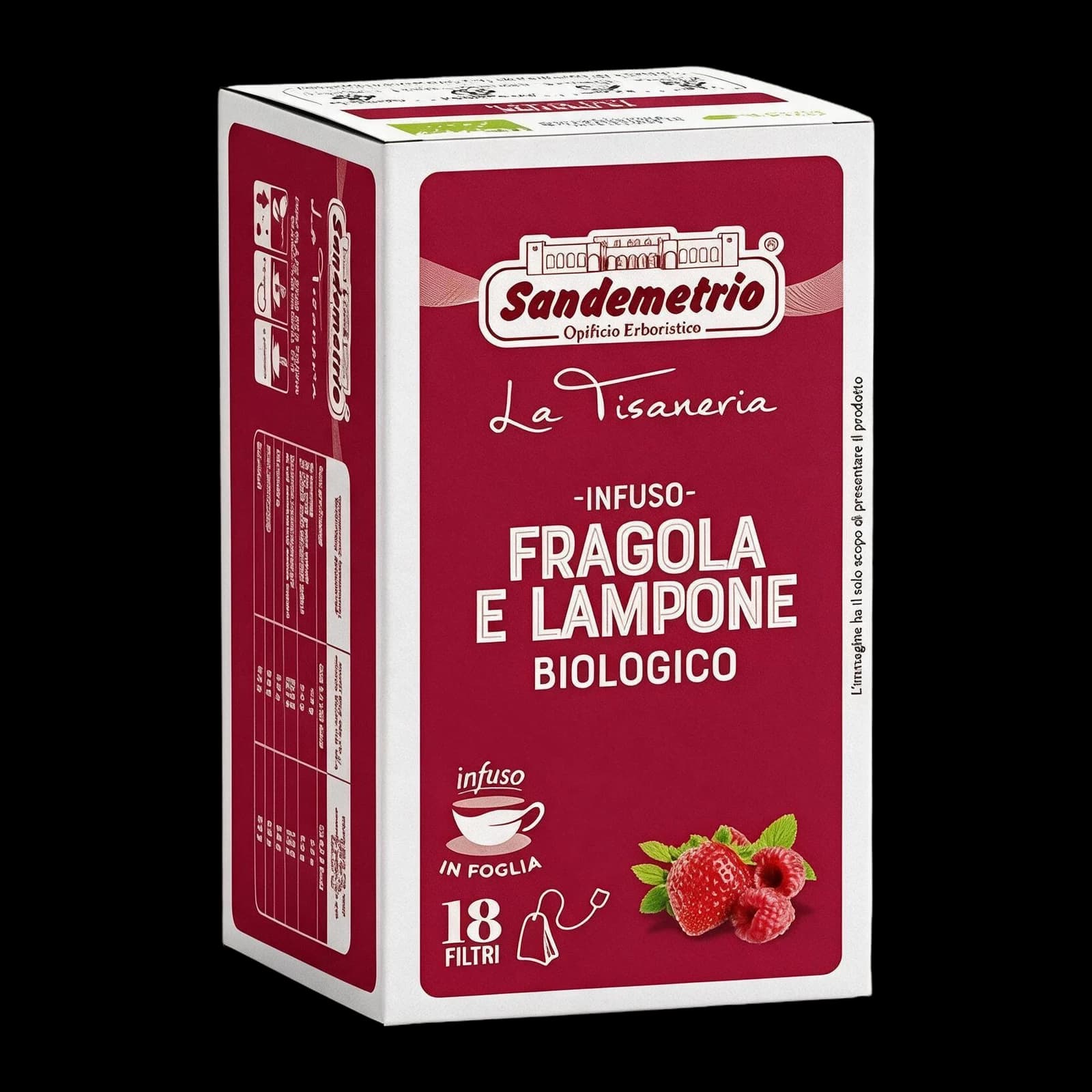 SanDemetrio Infuso Fragola e Lampone Bio | Bustine, immagine 1