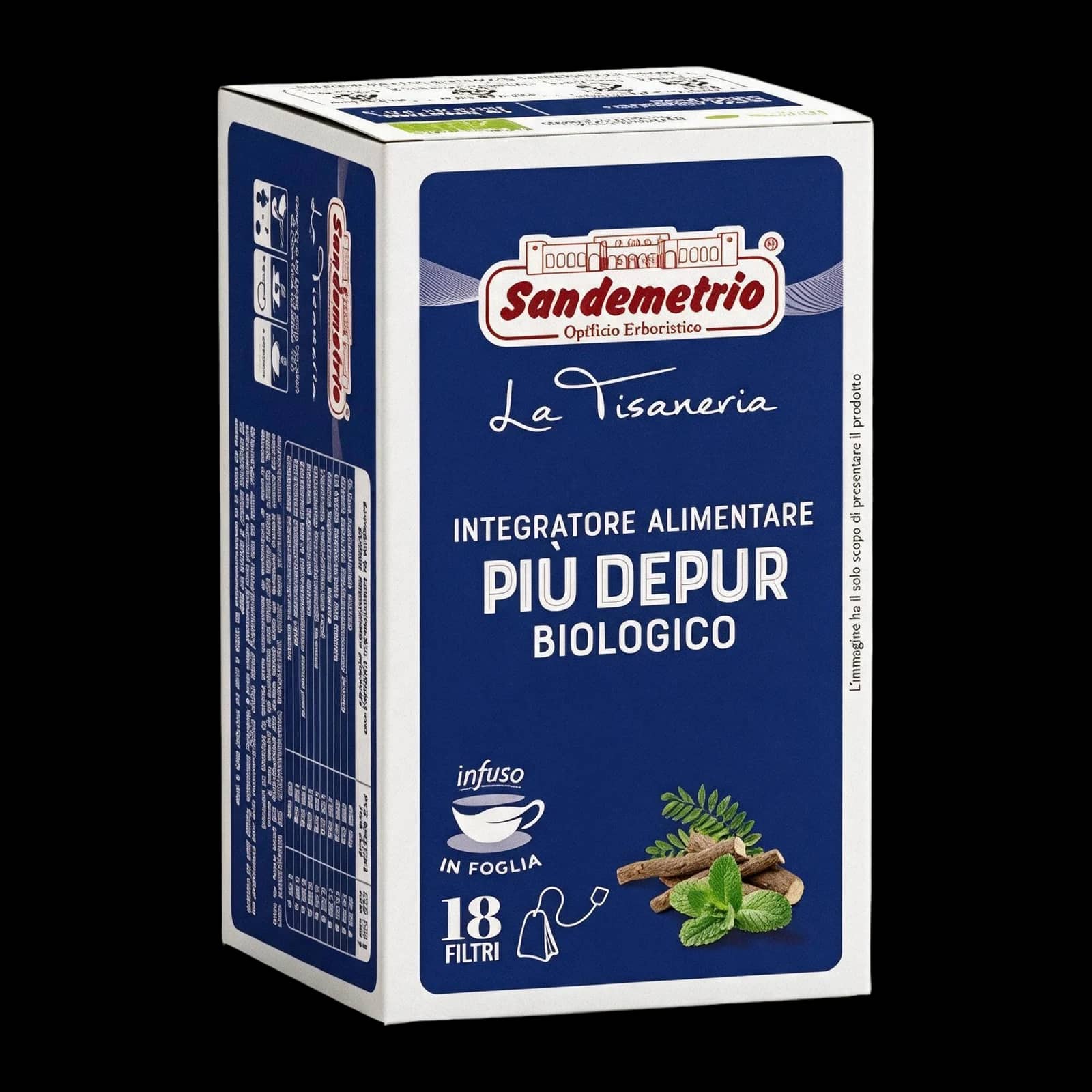 SanDemetrio Più Depur Bio-Kräutertee 18 Beutel