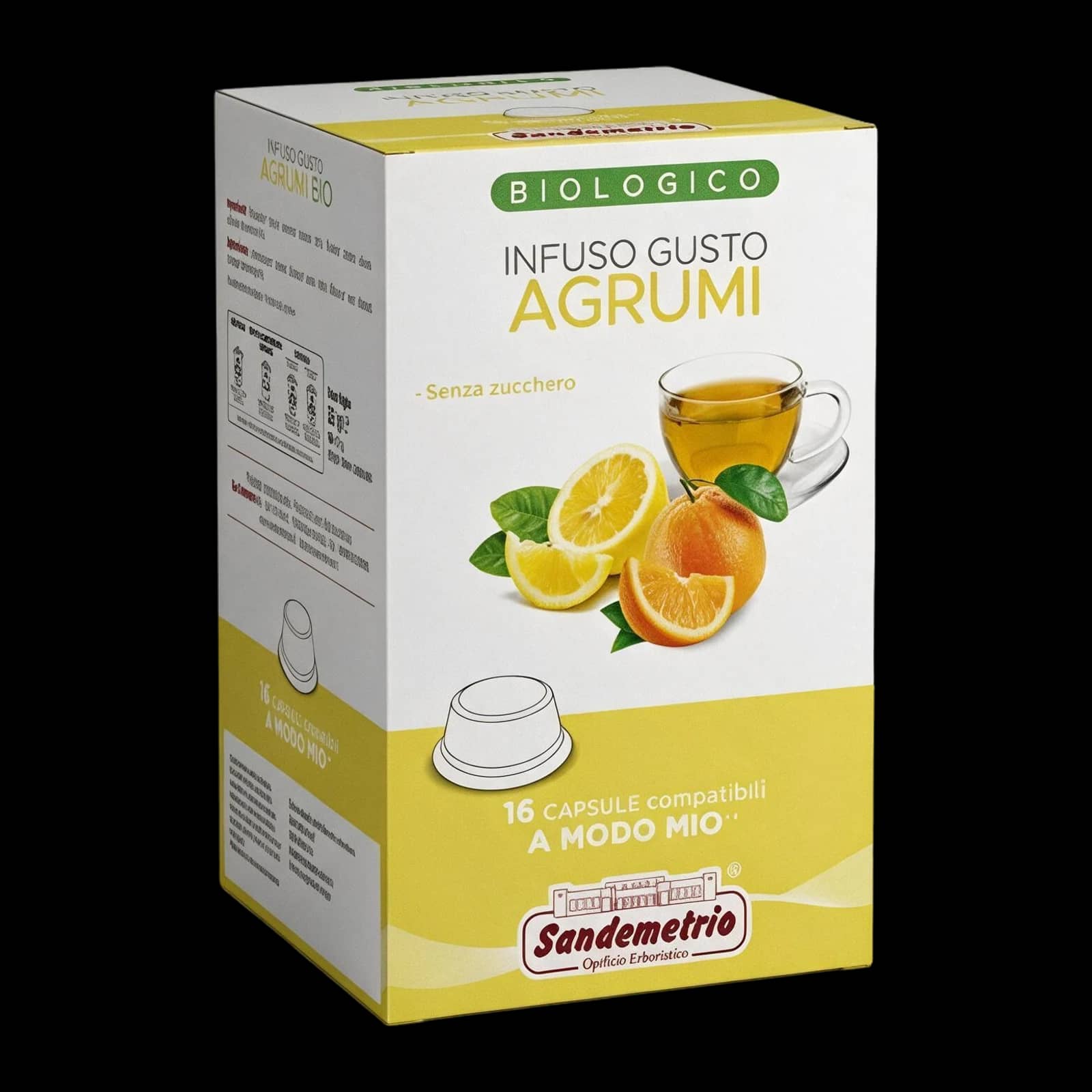 SanDemetrio Organic Citrus Infusion 16 Capsules | Lavazza A Modo Mio
