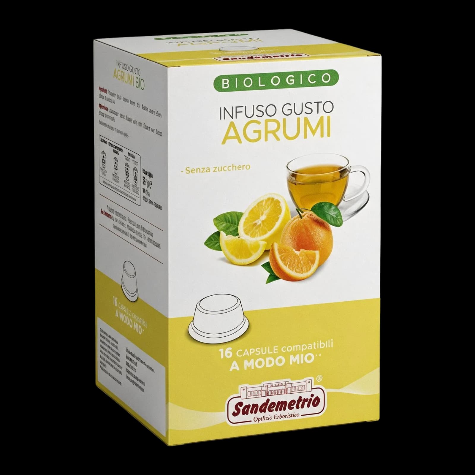 SanDemetrio Infuso Agrumi Bio Capsule | A Modo Mio, immagine 1
