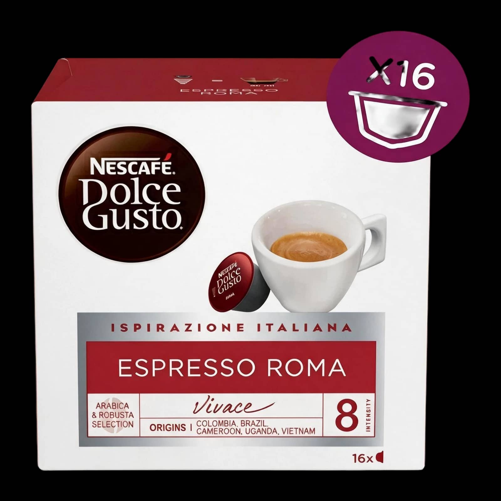 Nestlè Nescafé Espresso Roma Capsule | Dolce Gusto