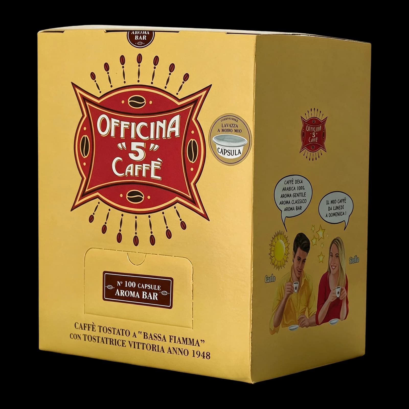 Officina 5 caffè Aroma Bar Capsule | A Modo Mio, immagine 1