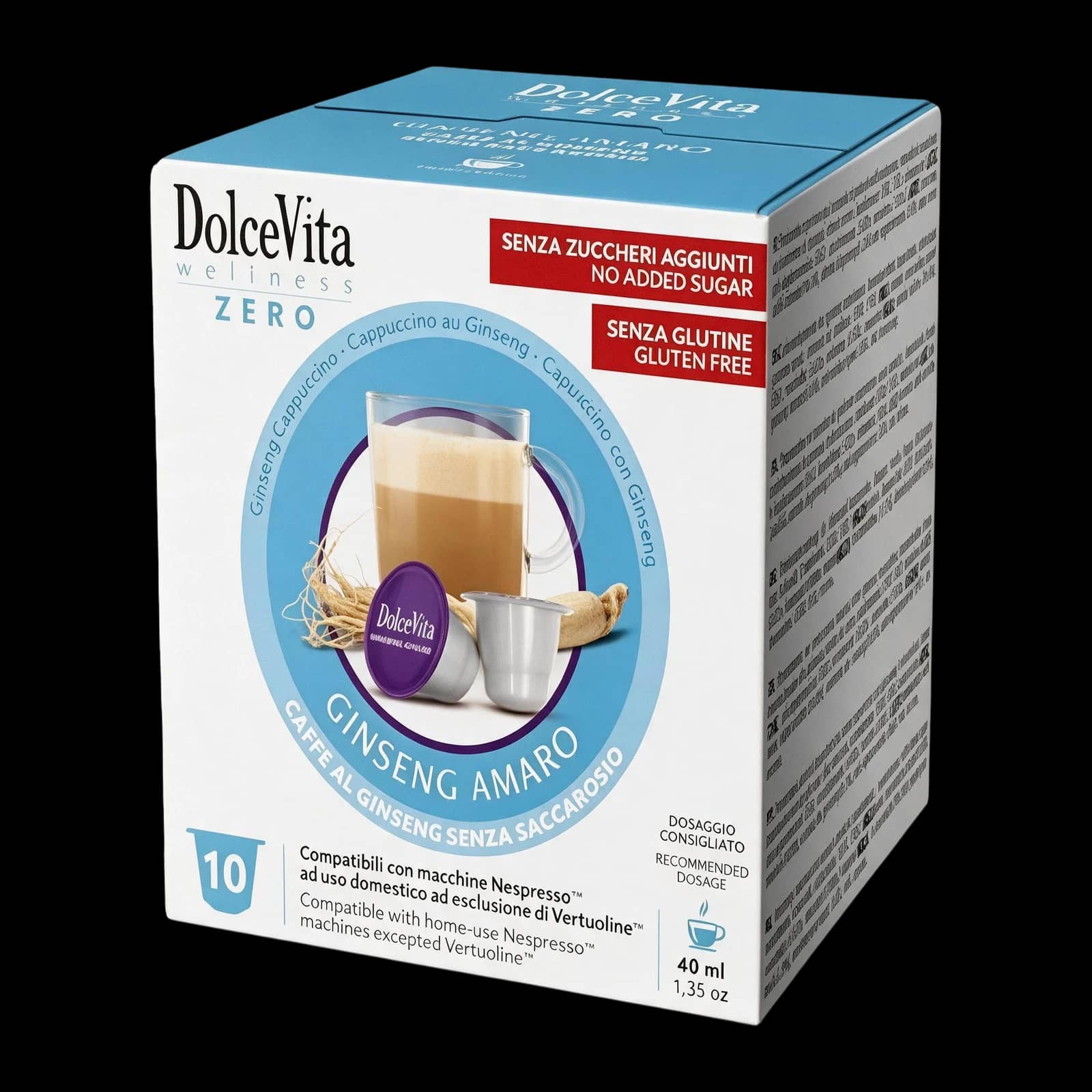 Dolce Vita Ginseng Amaro 10 Capsules | Nespresso