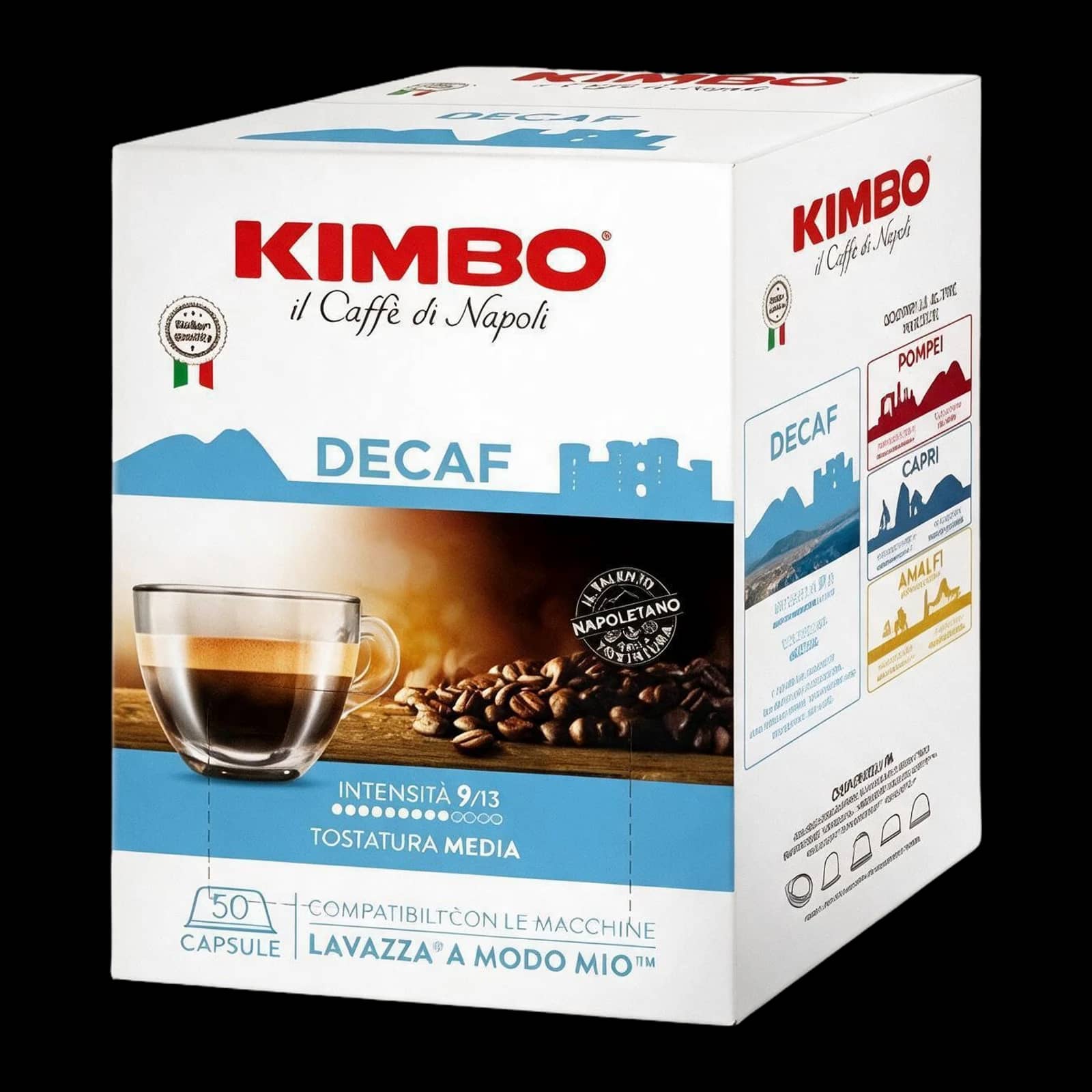 Kimbo Decaffeinato 50 Capsules | Lavazza A Modo Mio