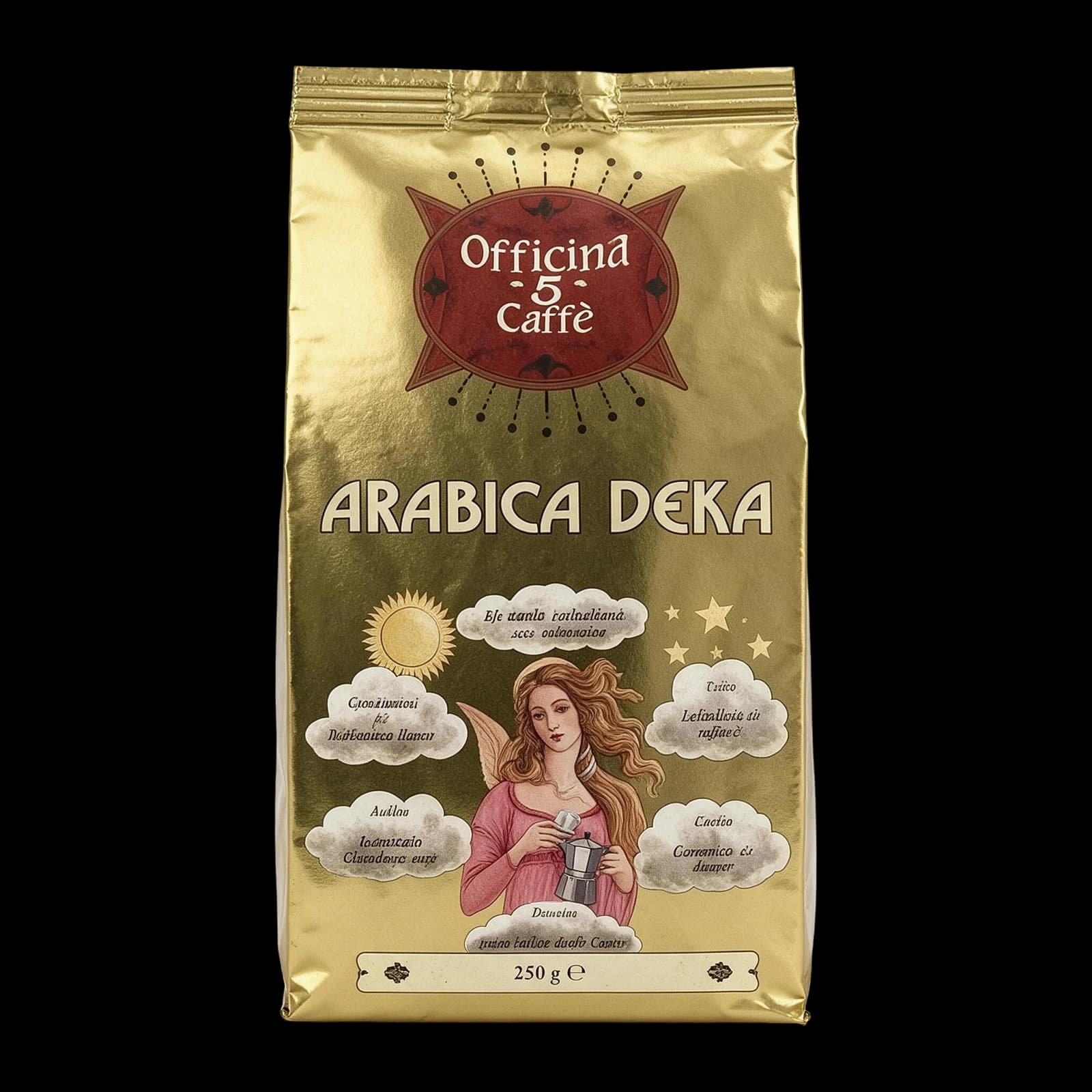 Officina 5 caffè Decaffeinato Moka 250 g Ground Coffee, image 1