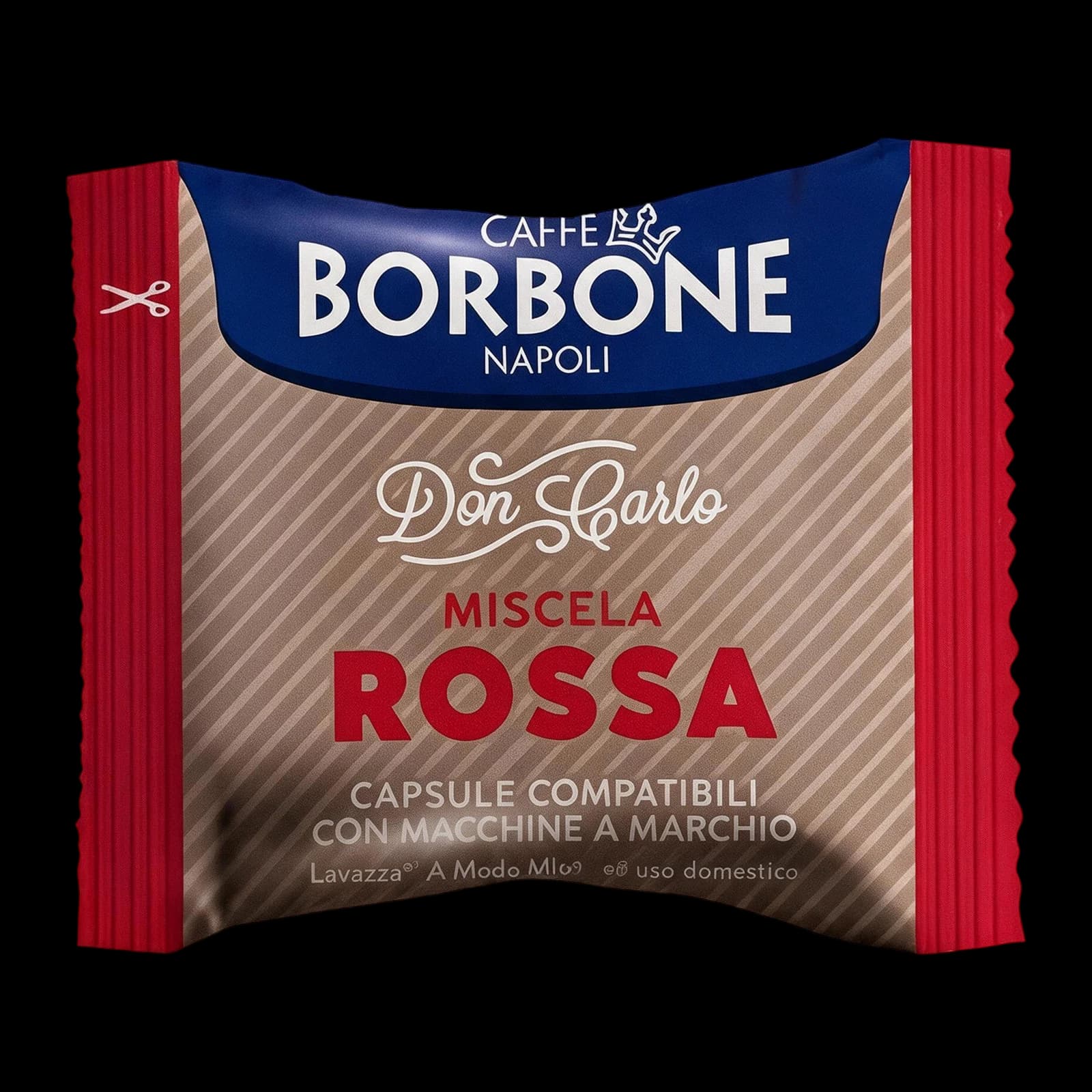 Borbone Don Carlo Red 50 Capsules, Compostable | A Modo Mio, image 1