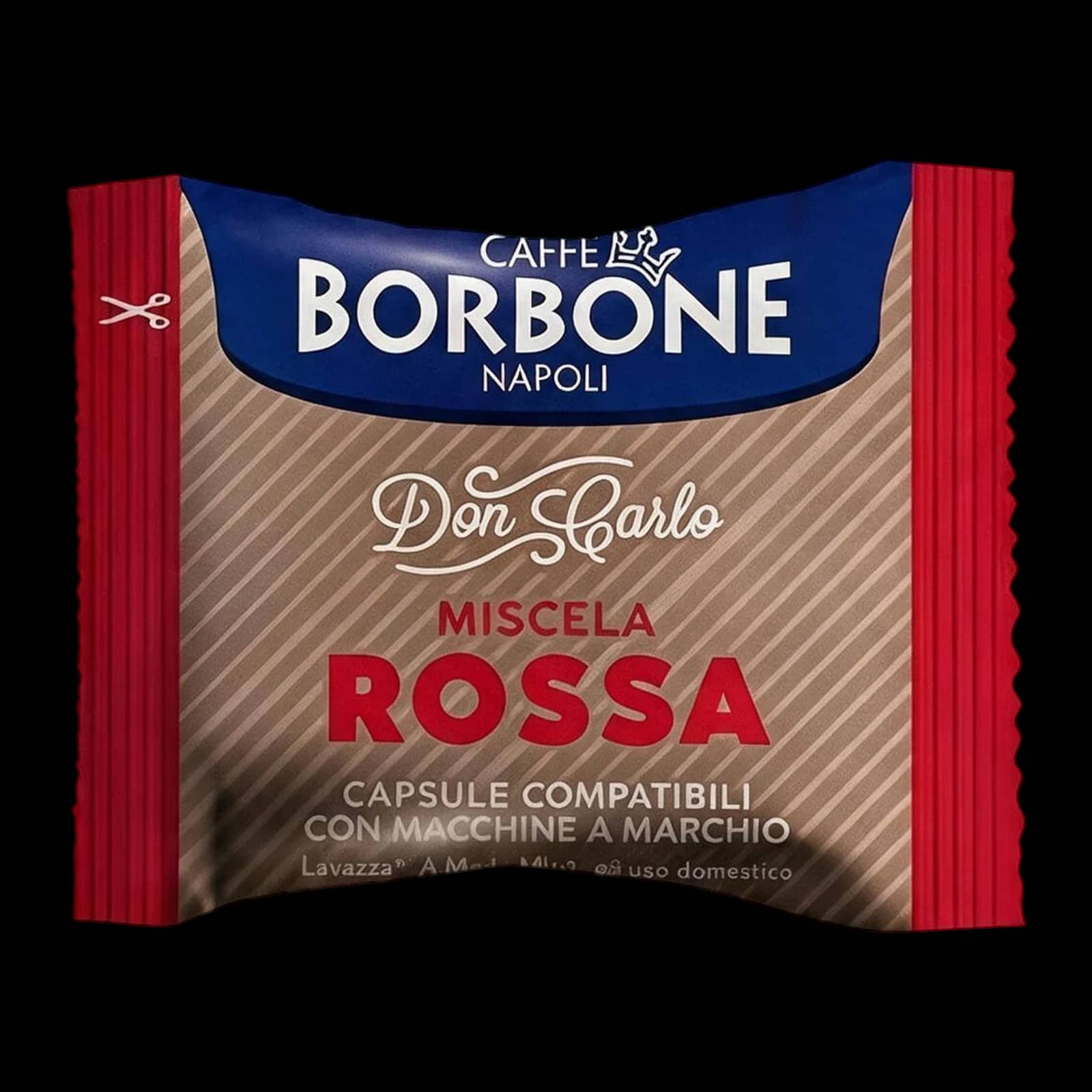 Borbone Don Carlo Red 100 Capsules, Compostable | A Modo Mio
